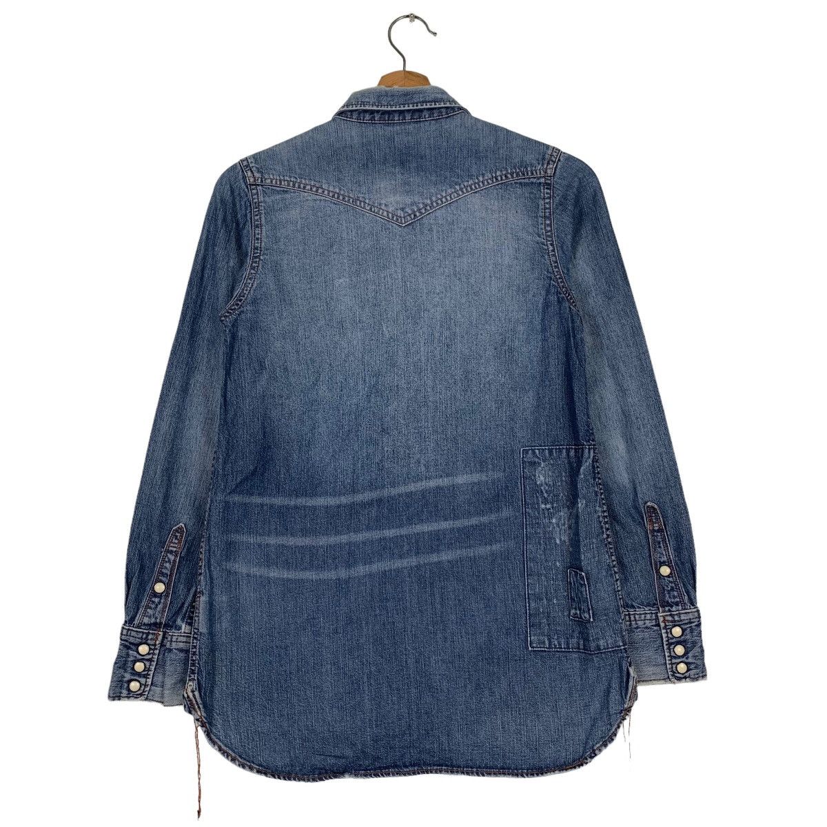 Avirex AVIREX Four Pocket Washed Denim Jacket #0185-C9 Size S / US 4 / IT 40 - 21 Thumbnail