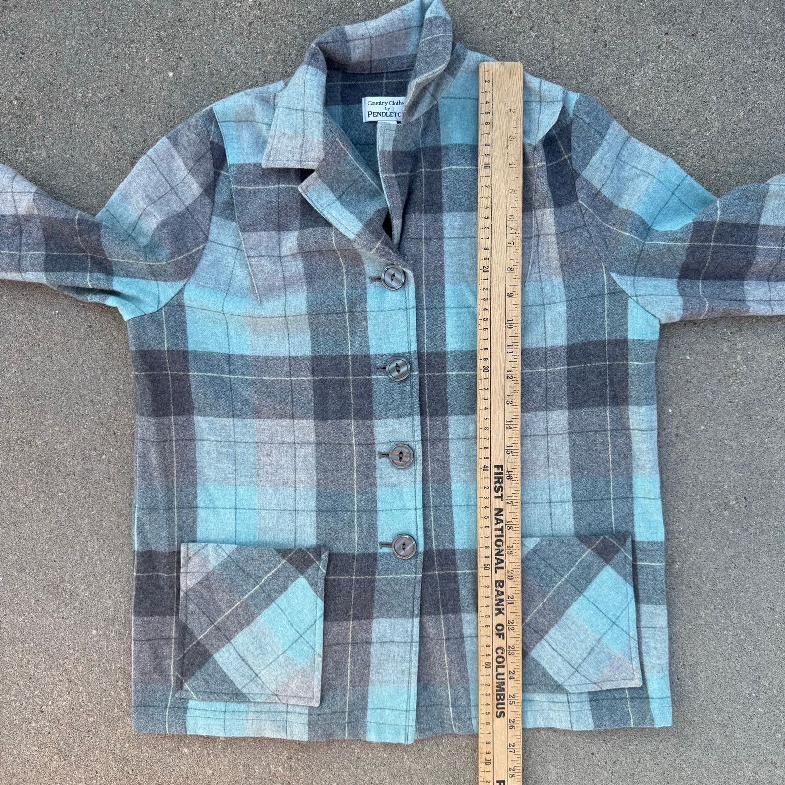 Pendleton Pendleton ‘49er Heritage Wool Blazer Jacket Blue Plaid M Size M / US 6-8 / IT 42-44 - 8 Thumbnail