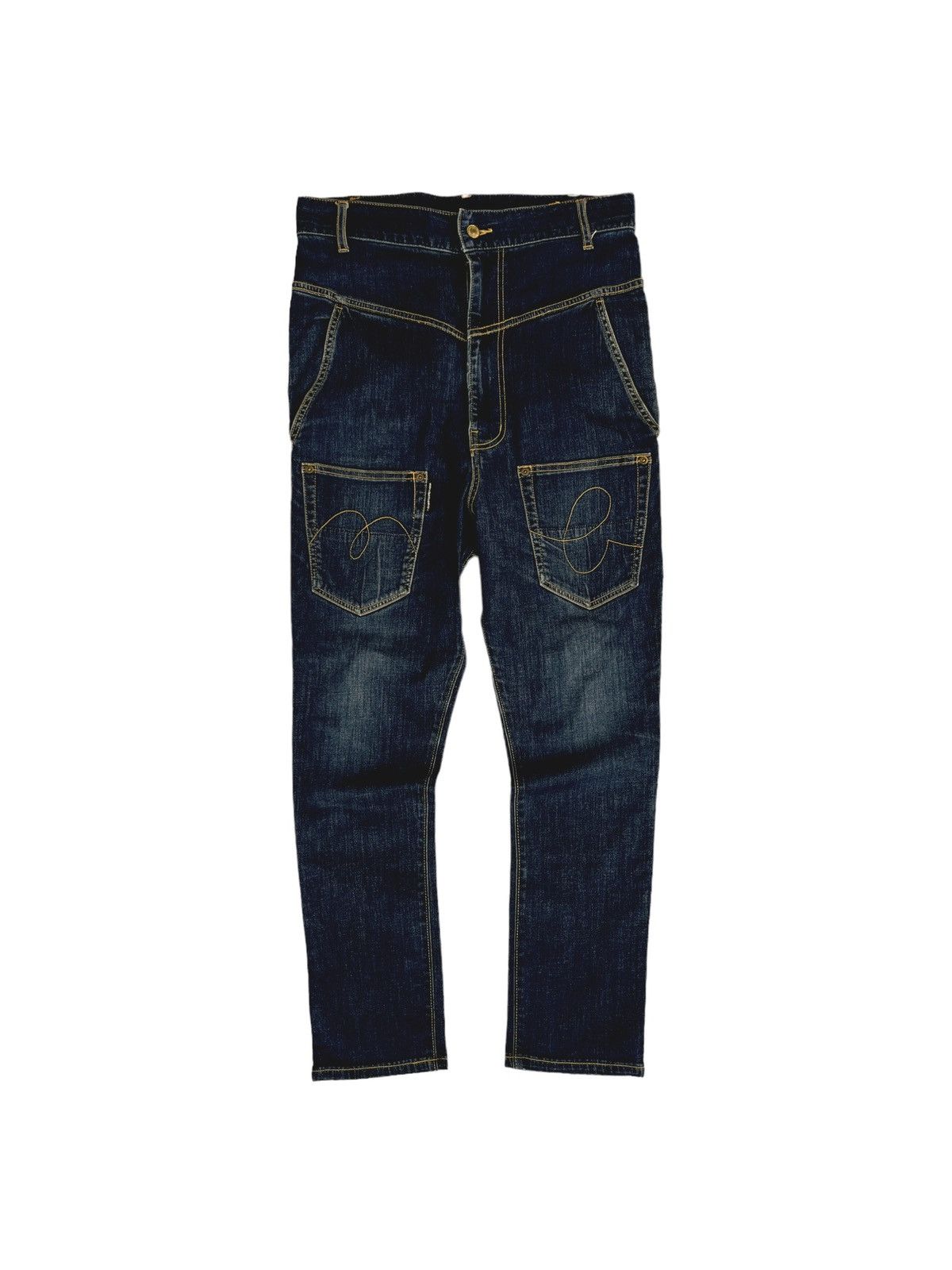 Issey Miyake Masterpiece of Issey Miyake ‘Backwards’ Hightwaist Denim Size US 32 / EU 48 - 1 Thumbnail