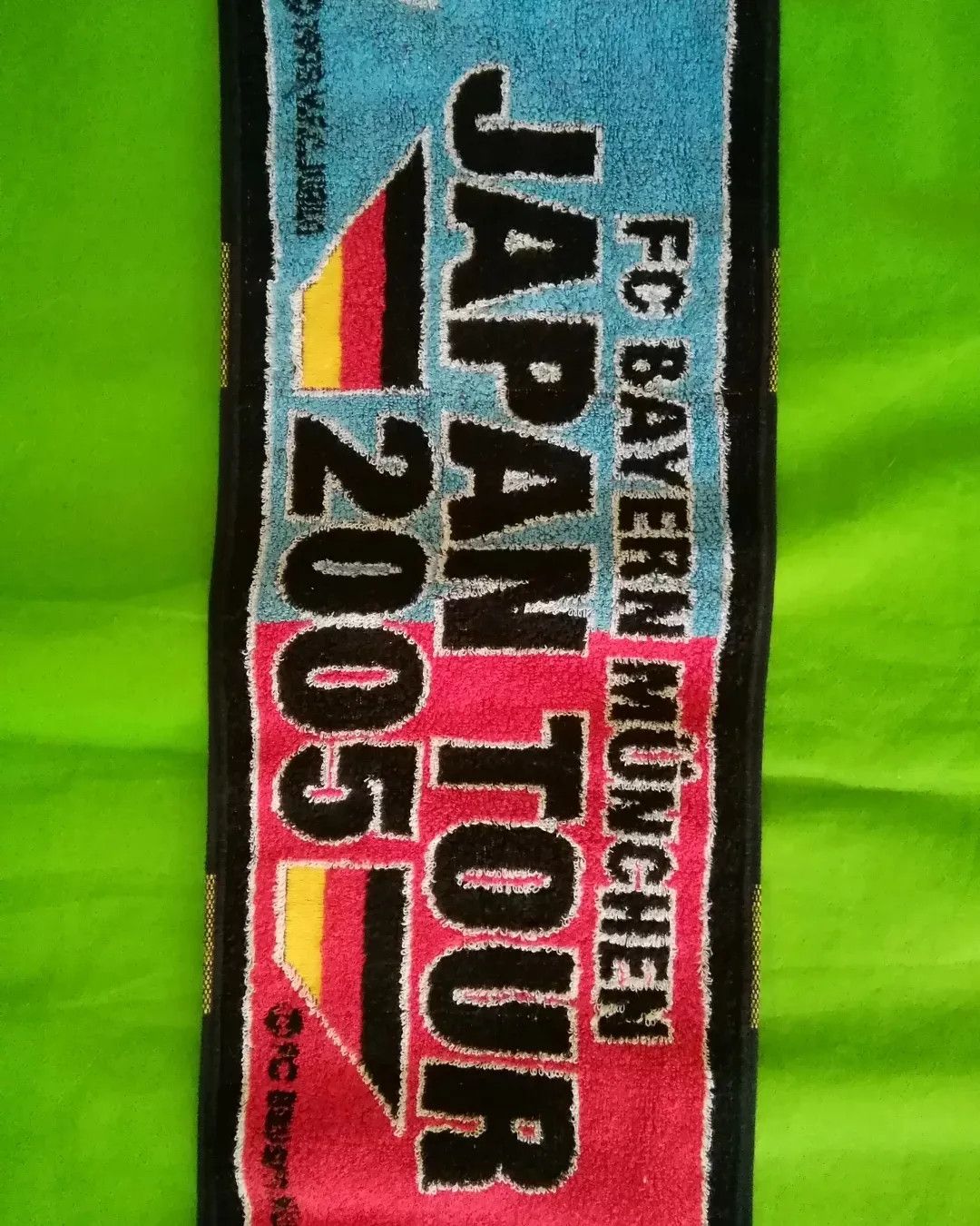 Vintage Vintage Bayer Munchen Japan Tour 2005 Football Towel Size ONE SIZE - 4 Thumbnail