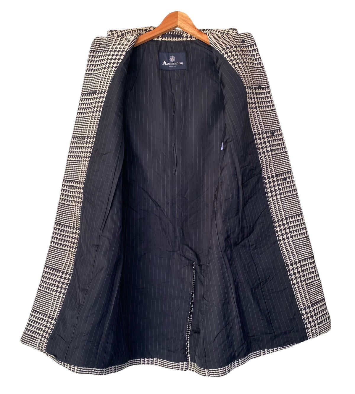 Aquascutum × Designer × Japanese Brand Rare AQUASCUTUM LONDON Long Coat Jacket Size M / US 6-8 / IT 42-44 - 14 Thumbnail