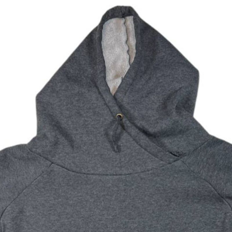 Neiman Marcus Neiman Marcus Gray Hoodie Sweater | Size L Size L / US 10 / IT 46 - 3 Thumbnail