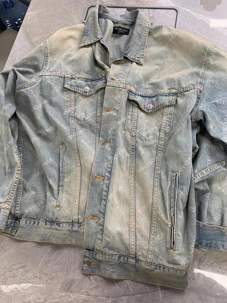 Balenciaga Balenciaga Indigo Denim Jacket Size US M / EU 48-50 / 2 - 1 Thumbnail