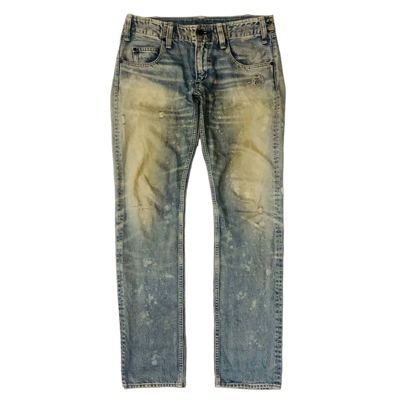 Japanese Brand RNA INC SLANG DISTRESSED EMRODERY DENIM Size US 30 / EU 46 - 1 Thumbnail