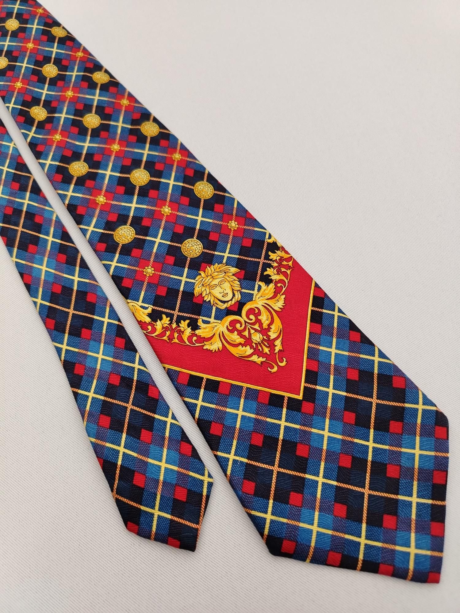 Versace Gianni Versace Jacquard Silk Necktie Scarf Pattern Tie Size ONE SIZE - 4 Thumbnail