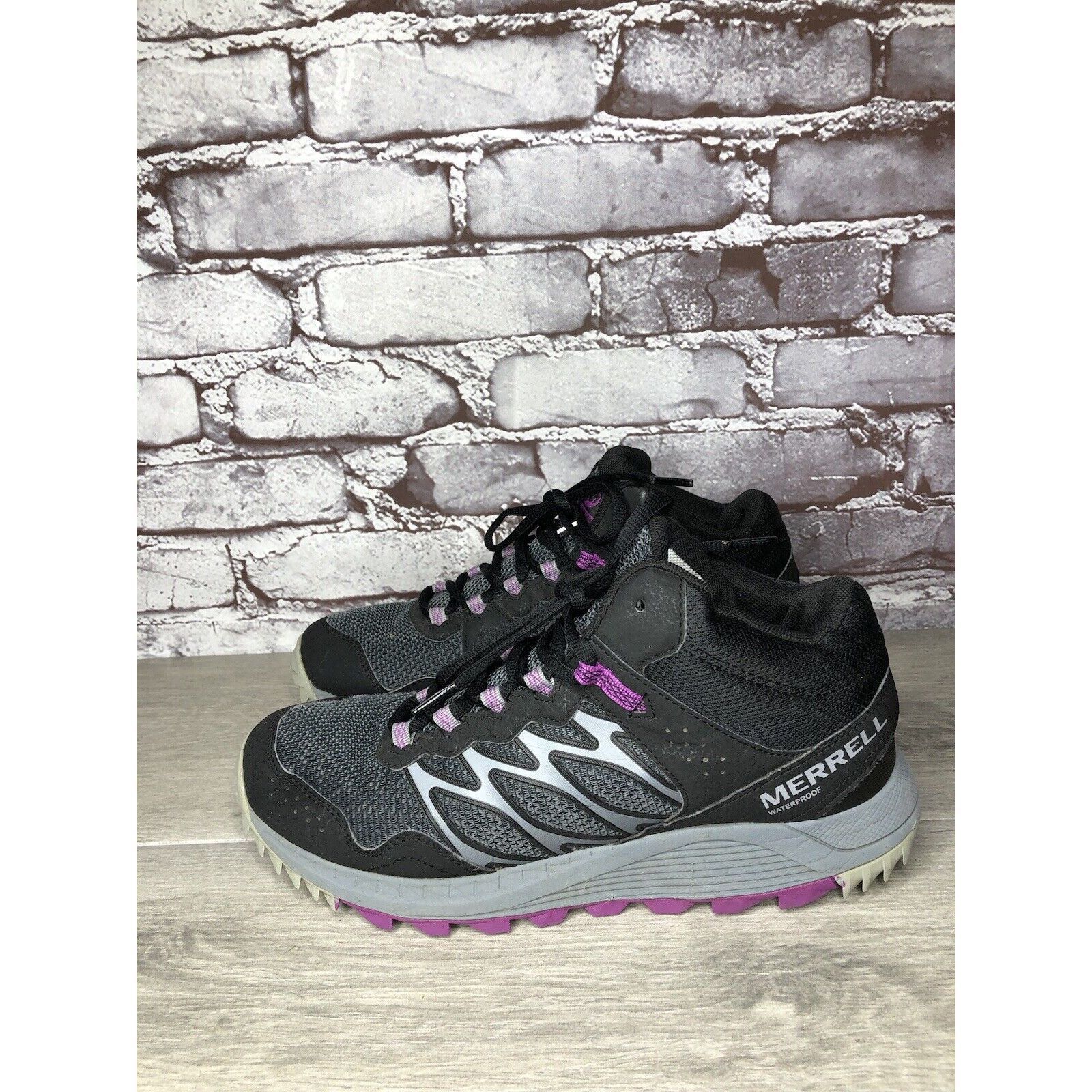 Merrell Merrell Wildwood Mid Waterproof Trail Running Hiking Shoes W Size US 9.5 / IT 39.5 - 15 Thumbnail