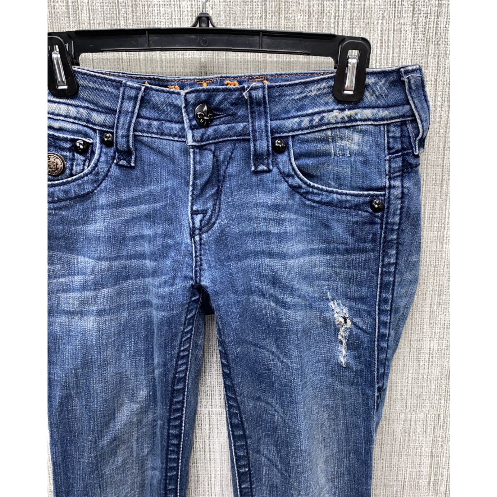Vintage Rock Revival Jeans Bootcut Womens 27x34 Blue JEN Bootcut Regular Size 27 Womens Size 27" / US 4 / IT 40 - 3 Thumbnail