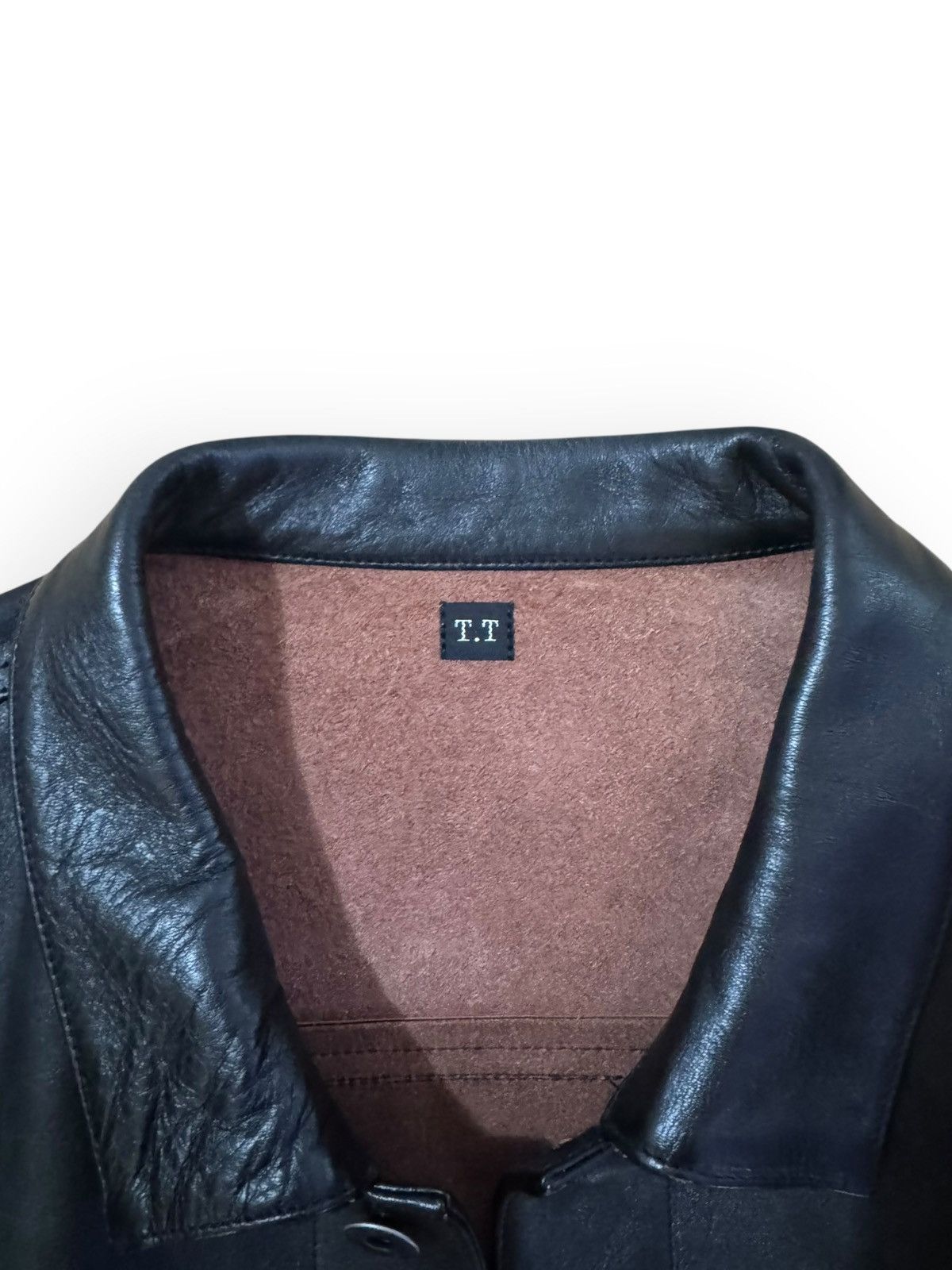 Taiga Takahashi Lot. 805 Work Leather Jacket (Black), size 40 Size US M / EU 48-50 / 2 - 4 Thumbnail