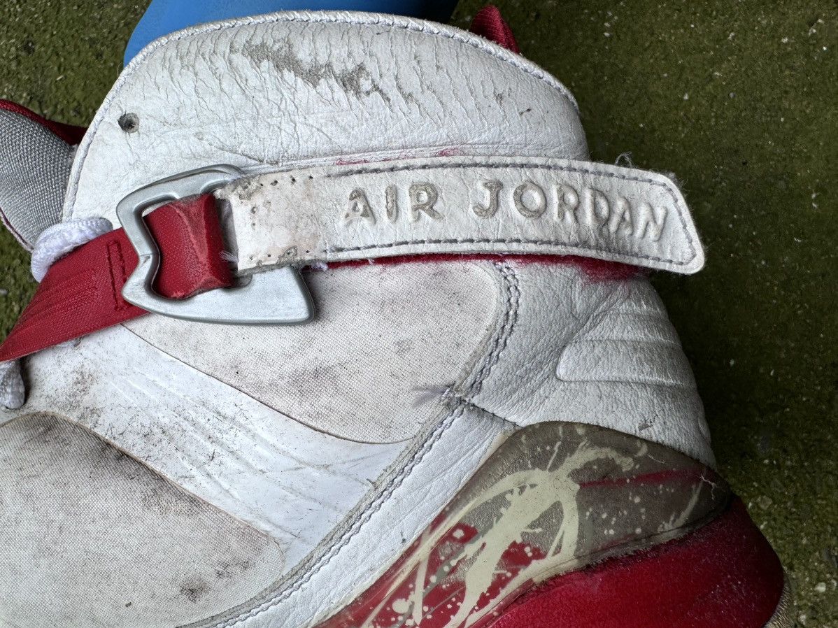 Jordan Brand 2011 Nike Air Jordan 8 White Red Sneakers Size US 11 / EU 44 - 11 Thumbnail
