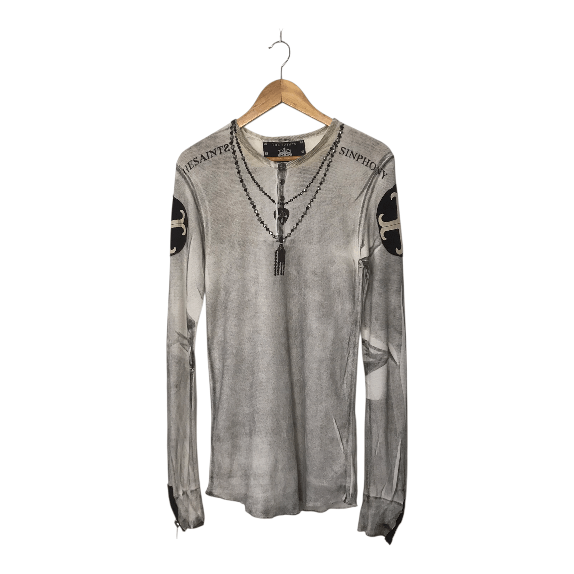 If Six Was Nine The Saint Sinphony distress Long Sleeve Size US XS / EU 42 / 0 - 1 Thumbnail