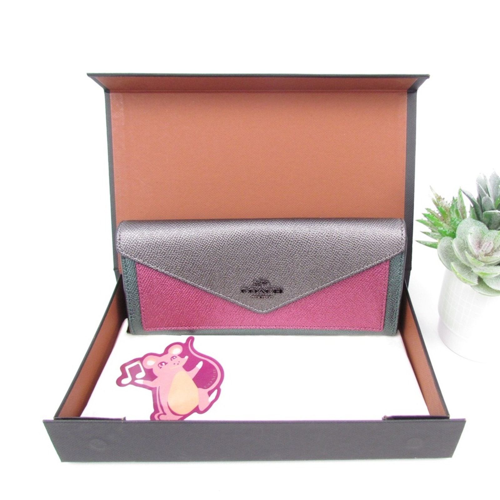 Coach Coach Super Rare Color Soft Wallet In Colorblock Size ONE SIZE - 3 Thumbnail