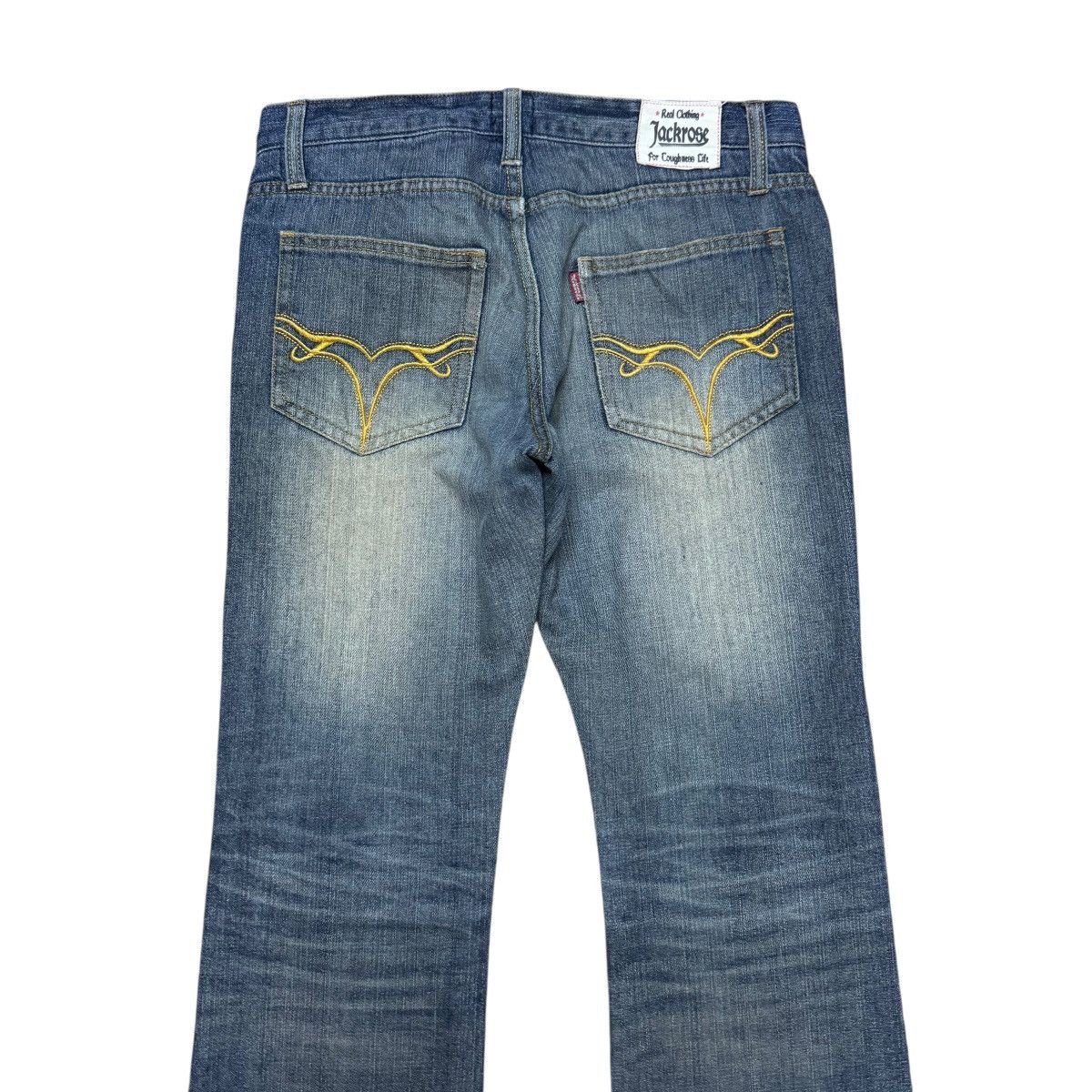 JACKROSE Jackrose Distressed Denim Flare Jeans Size US 30 / EU 46 - 11 Thumbnail