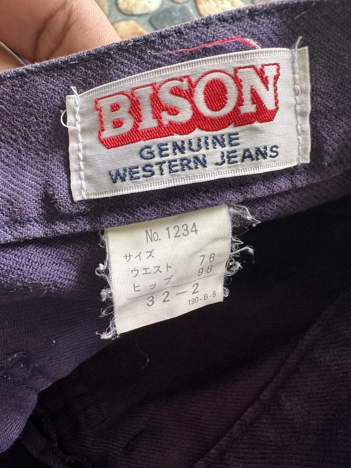 Japanese Brand Vintage Bison Super Flared Pants Size US 30 / EU 46 - 11 Thumbnail