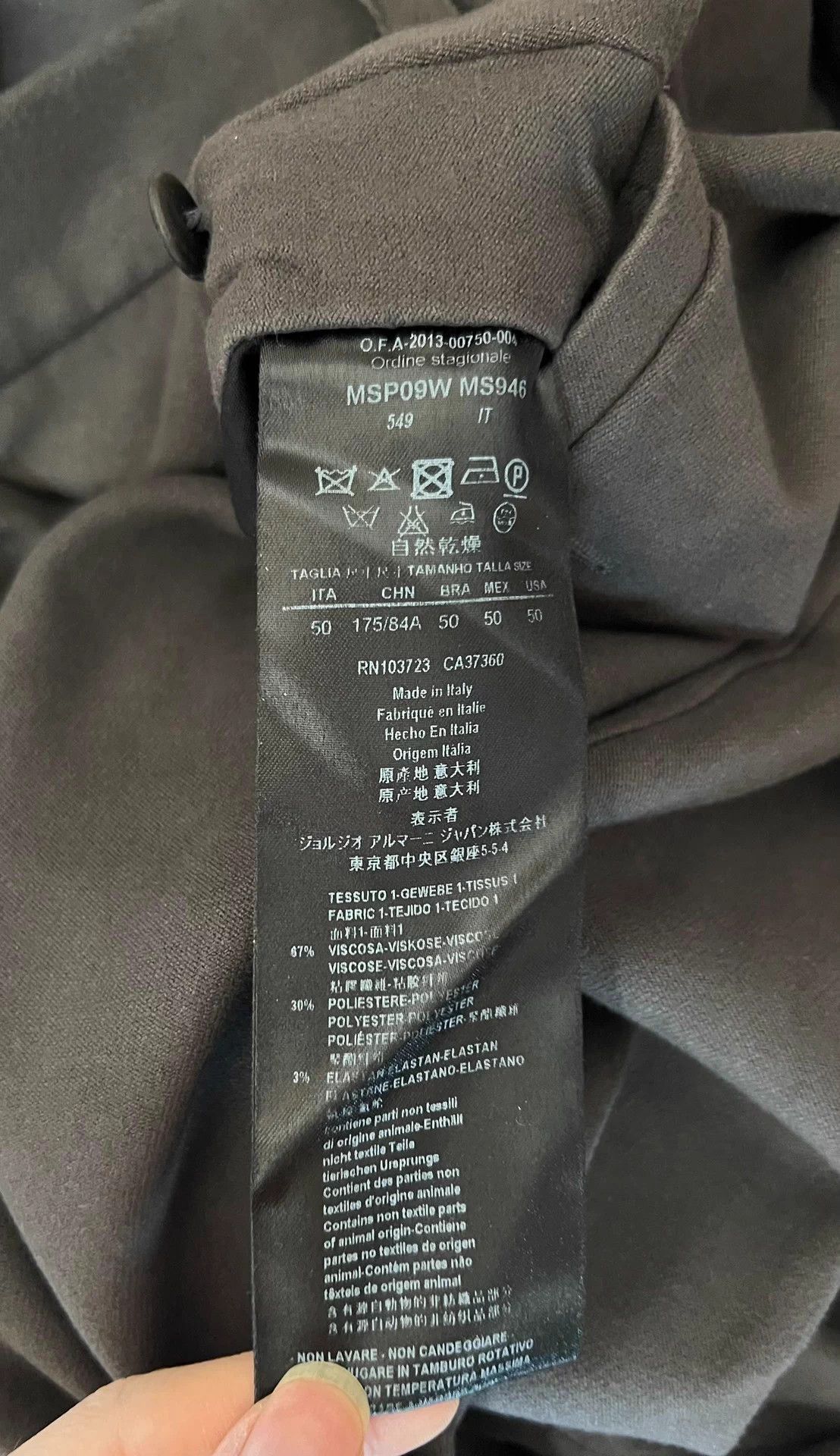 Giorgio Armani Giorgio Armani Show Piece Casual Trousers 50 Size US 34 / EU 50 - 6 Thumbnail