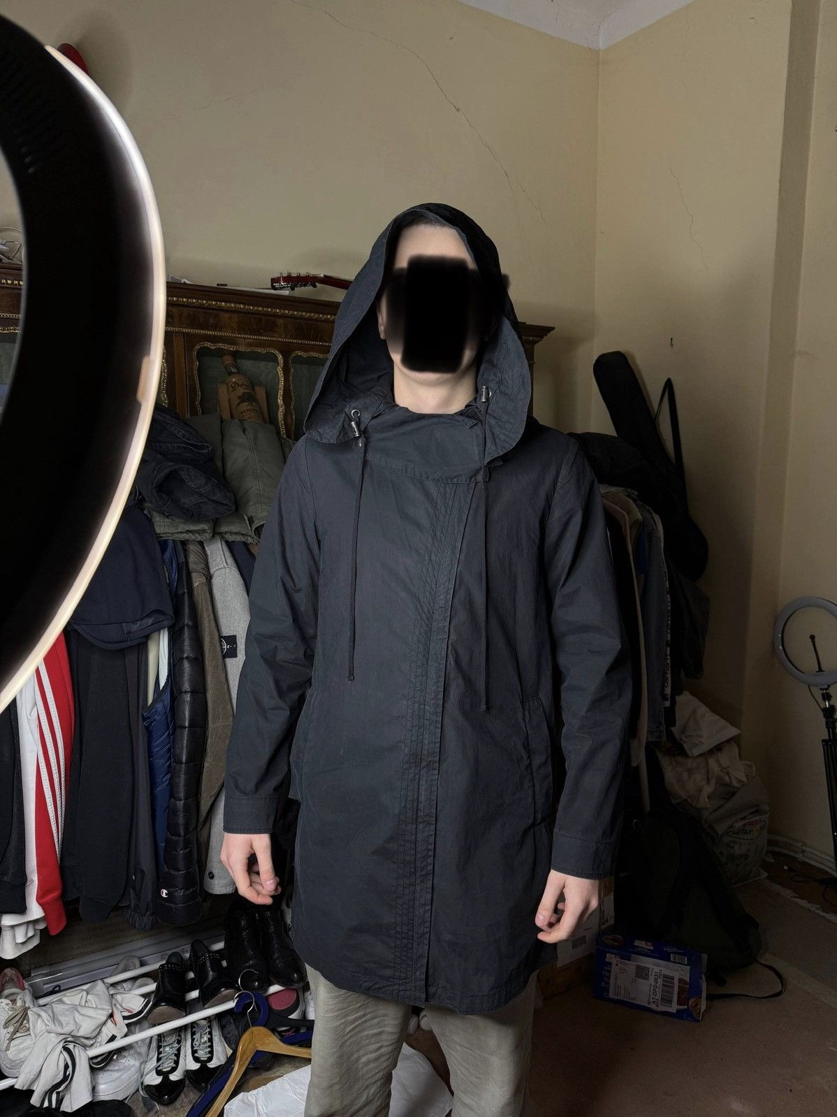 Helmut Lang Vintage Helmut Lang Nylon Overcoat Jacket Unisex Size S Size S / US 4 / IT 40 - 5 Thumbnail