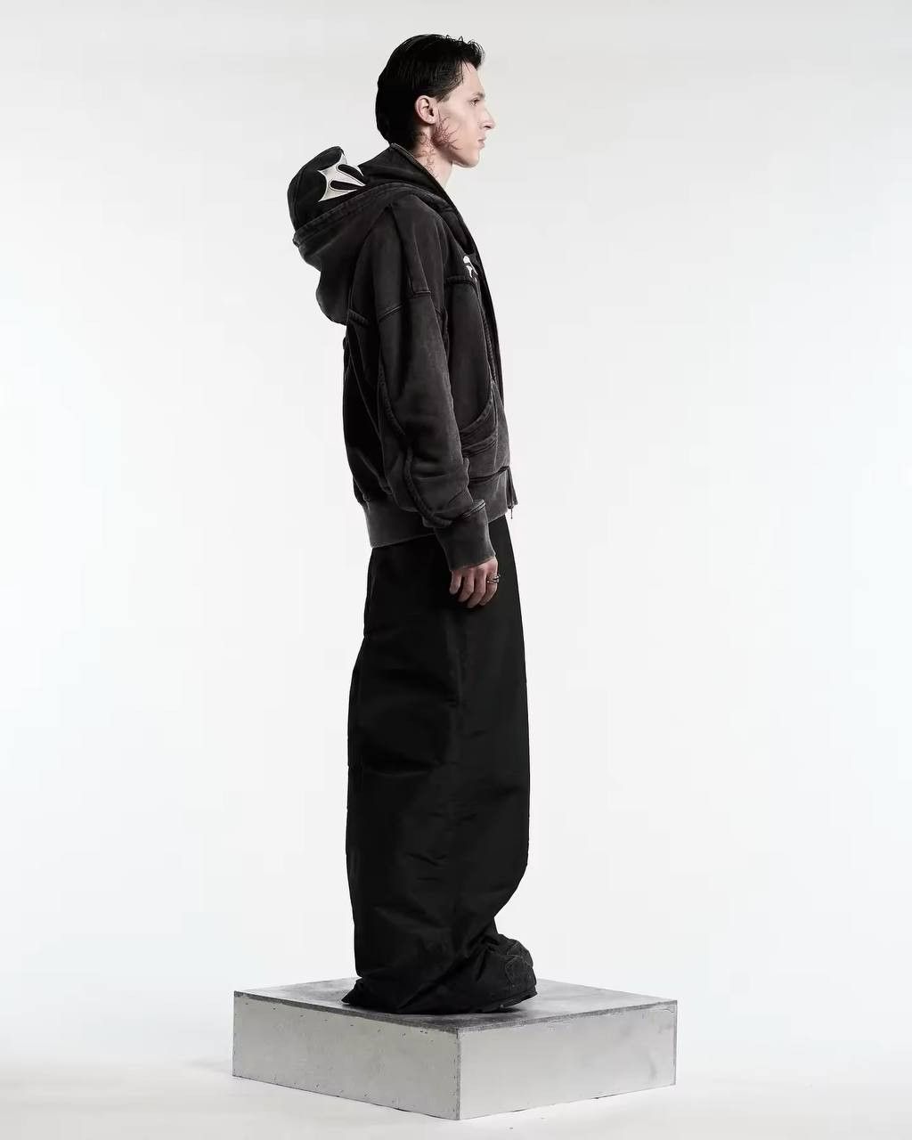 Japanese Brand × Vintage balaclava sweatshirt Size US L / EU 52-54 / 3 - 5 Thumbnail