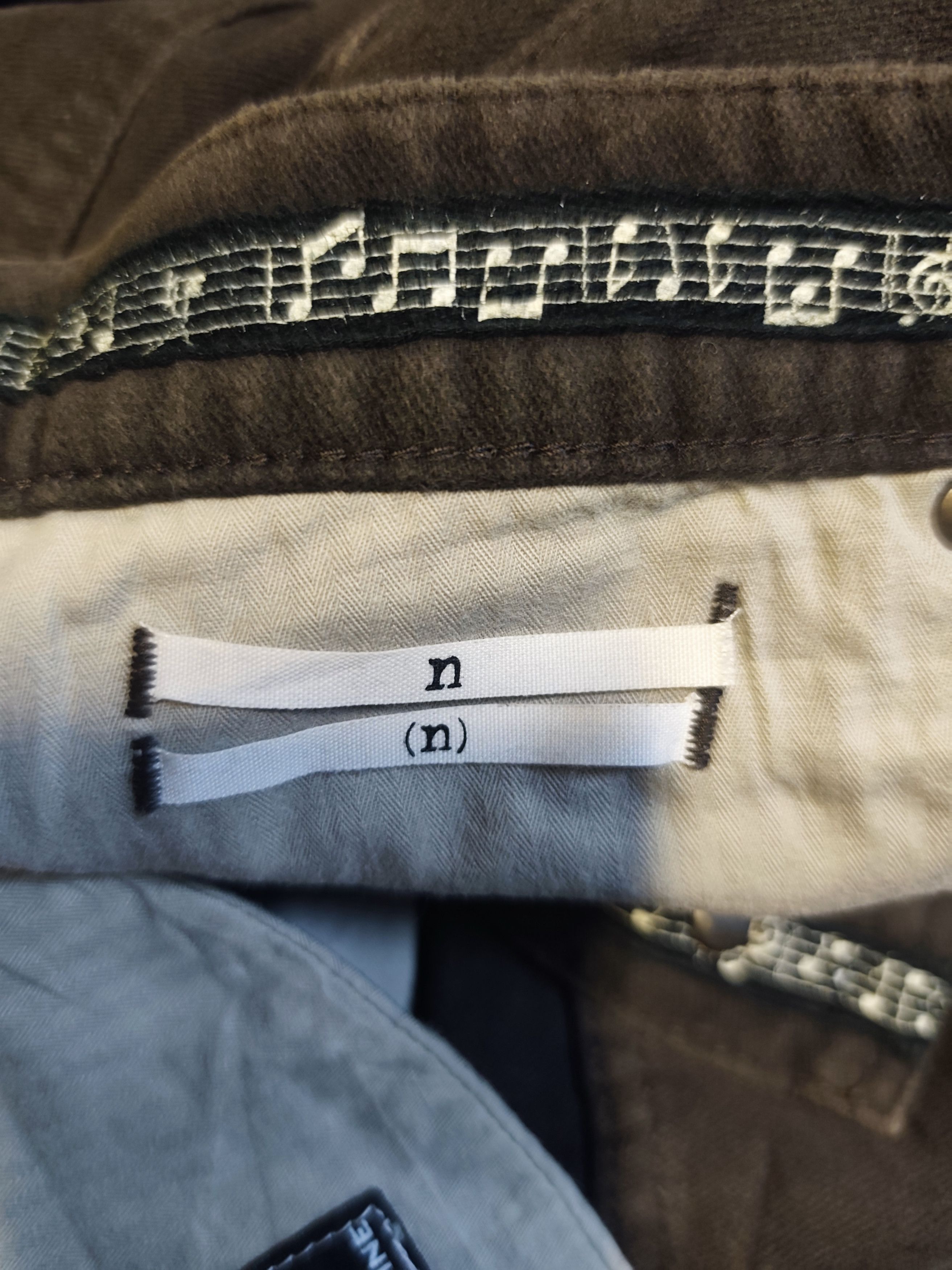 Number (N)ine Number (N)ine SS04 Pain Studded Musical Note Denim" Size US 31 - 8 Thumbnail