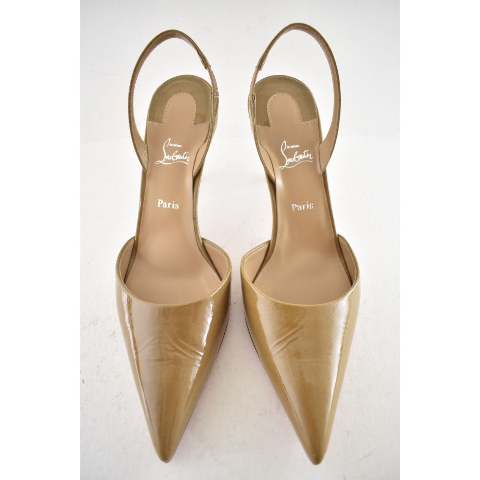 Christian Louboutin Christian Louboutin Apostropha Sling 80 Lionne Slingback Size US 6.5 / IT 36.5 - 5 Thumbnail