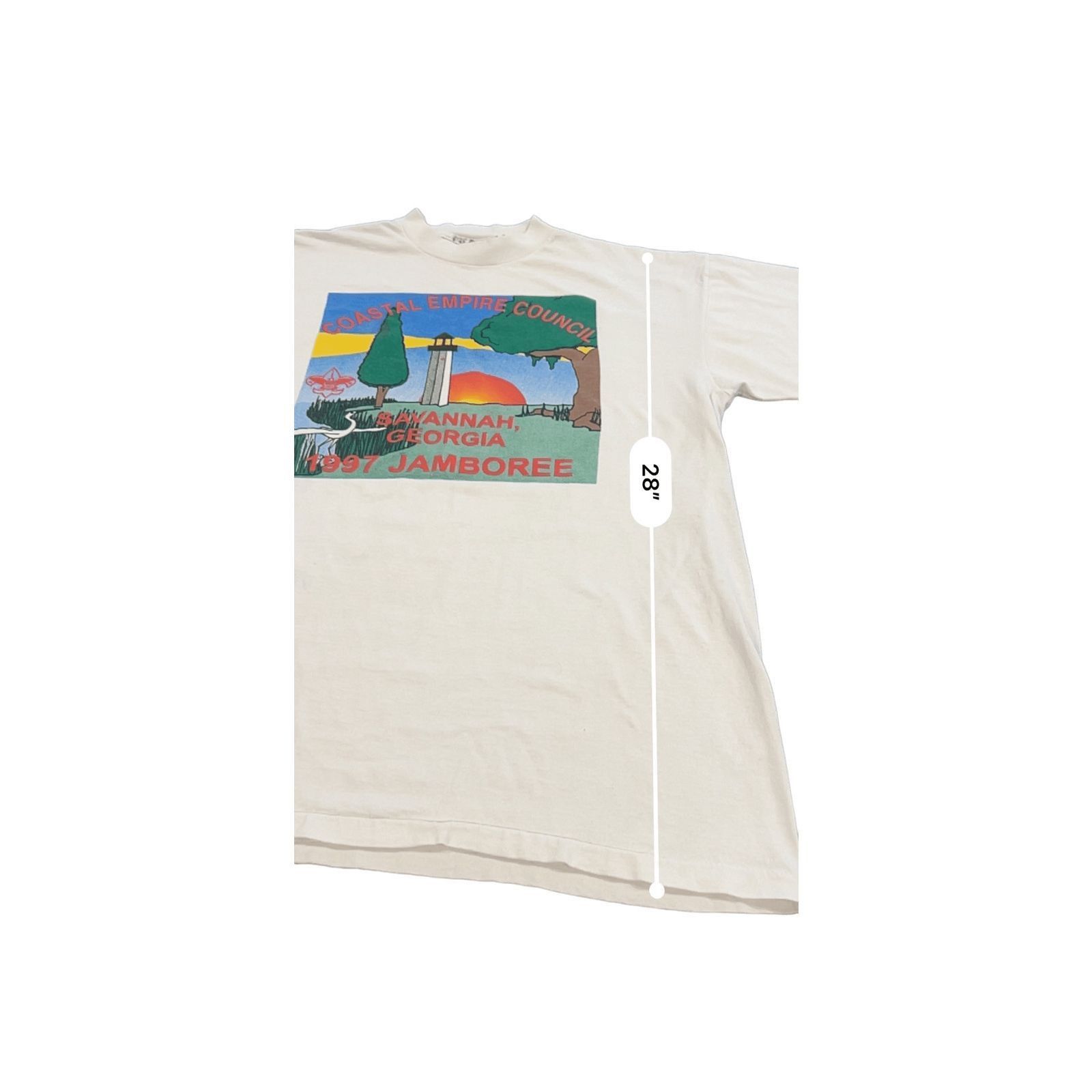 Vintage Vintage RARE 1997 Savannah Jamboree TShirt single stitch mad Size US XL / EU 56 / 4 - 6 Thumbnail