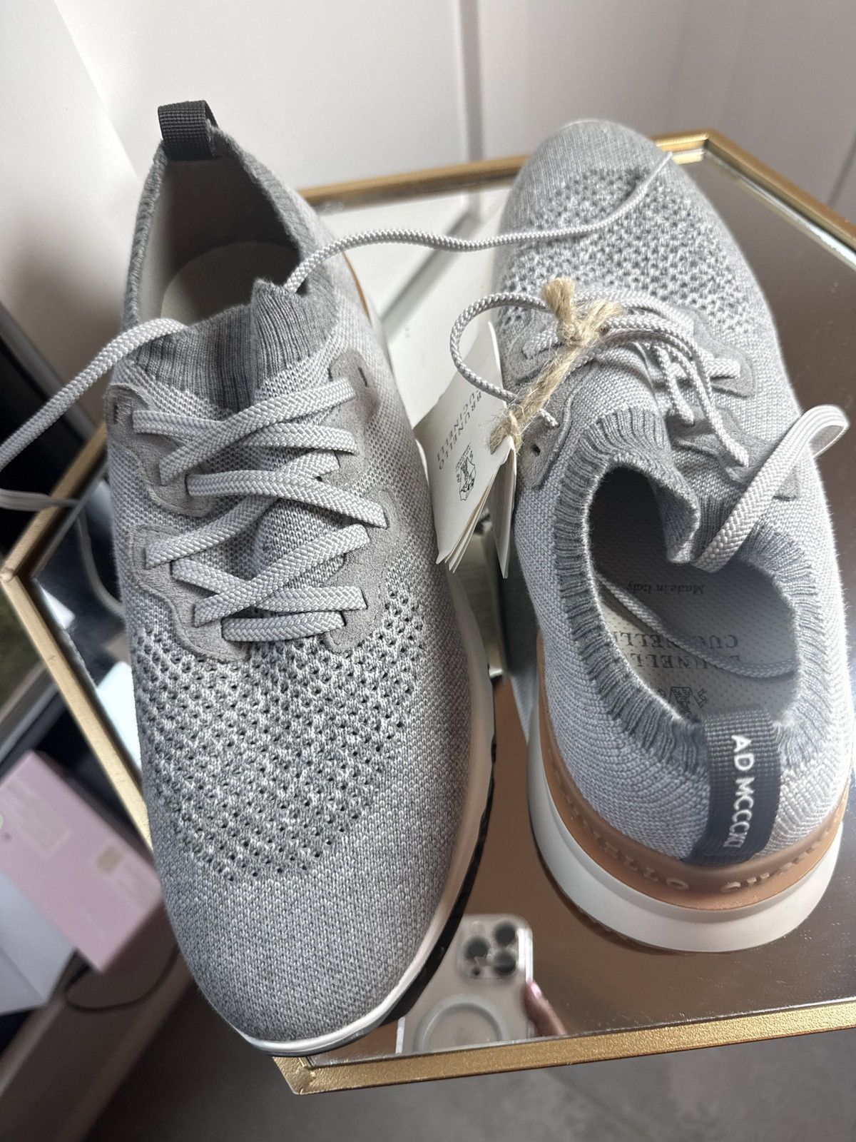 Brunello Cucinelli Brunello Cucinellu knit runners Size US 10.5 / EU 43-44 - 1 Thumbnail