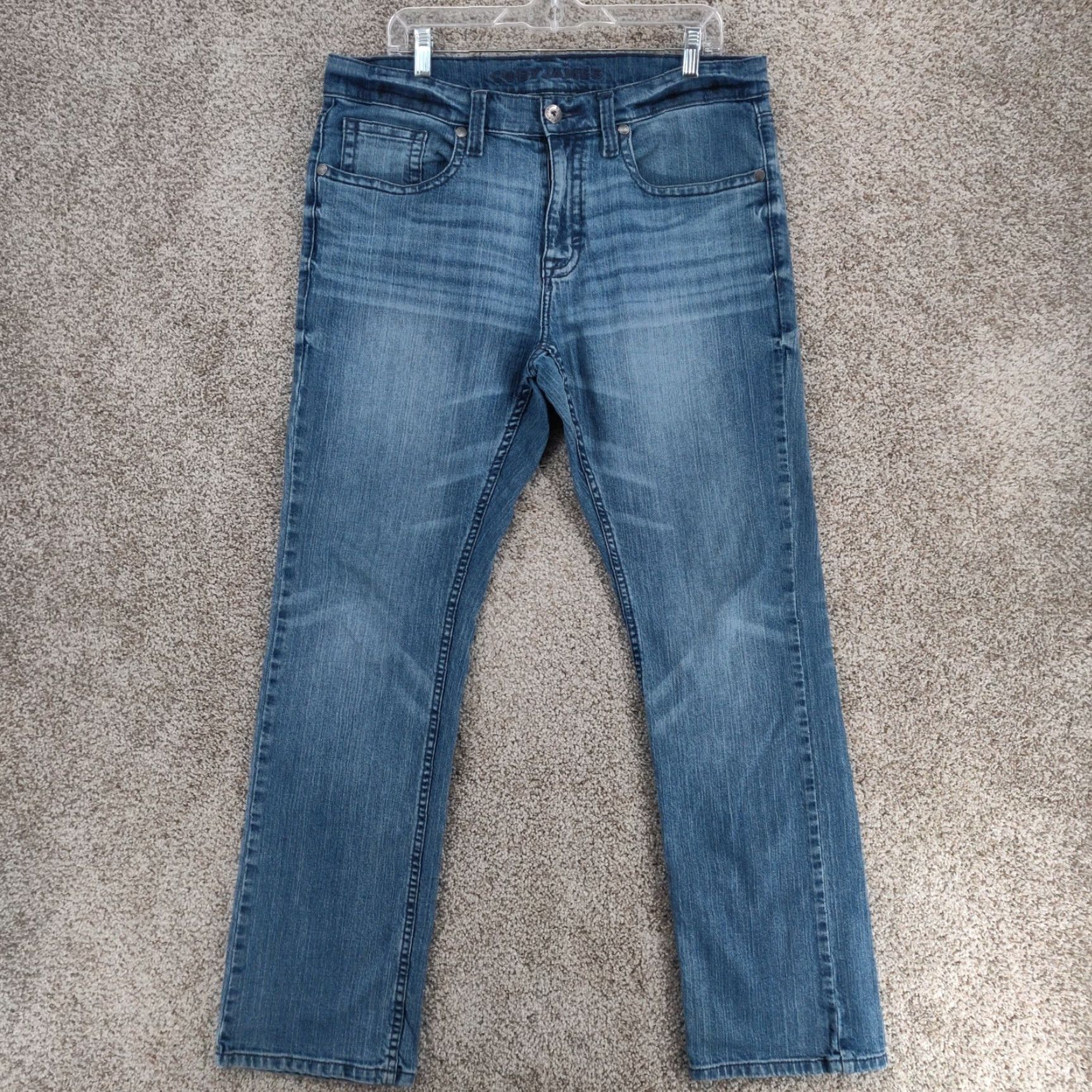 Cody James Cody James Jeans Mens 34x32 Blue Stretch Denim Work Cowboy Western Regular Fit 5-Pocket Size US 34 / EU 50 - 2 Thumbnail