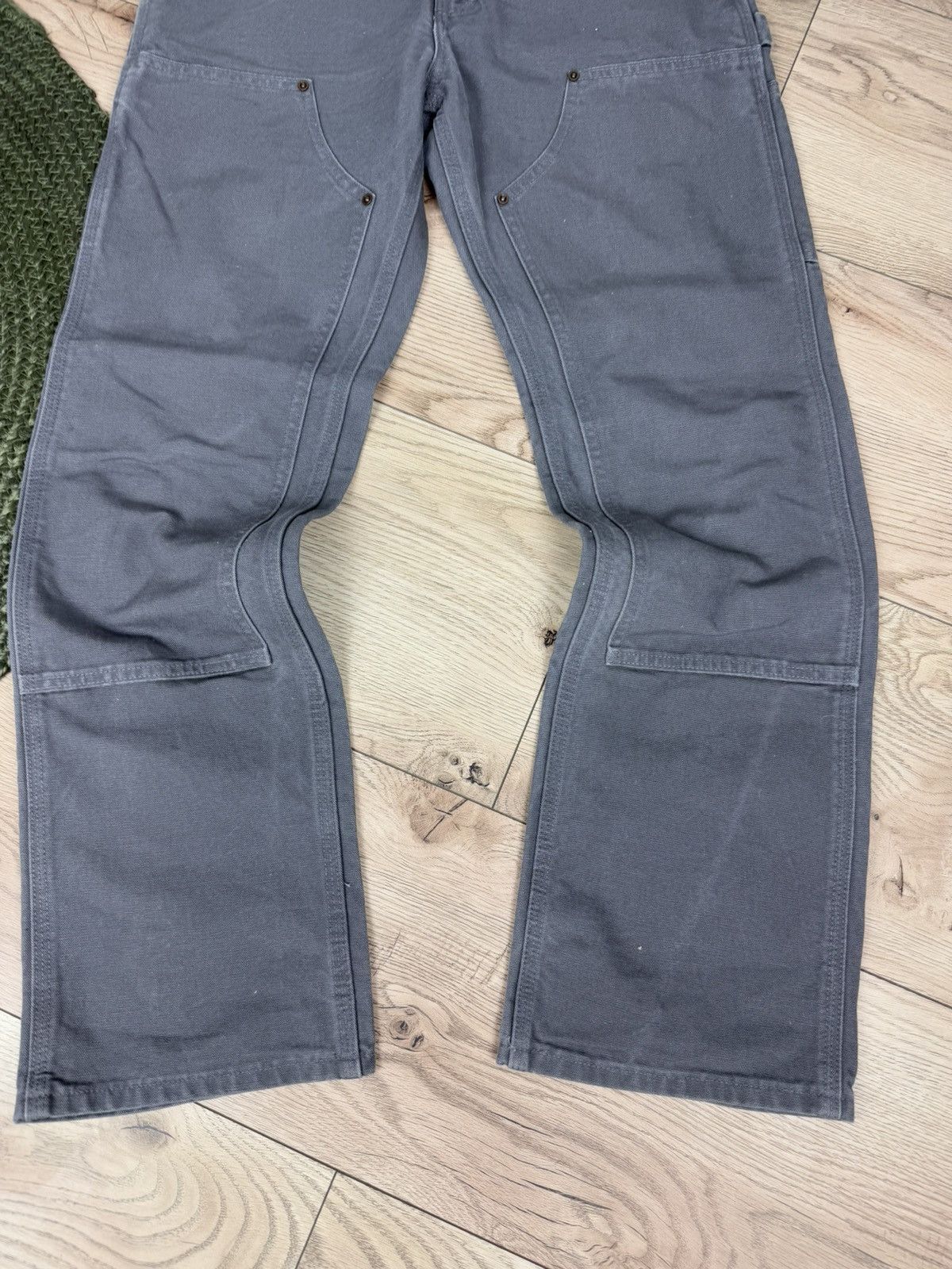 Carhartt Vintage Grey Carhartt Double Knee Jeans Size US 30 / EU 46 - 2 Thumbnail
