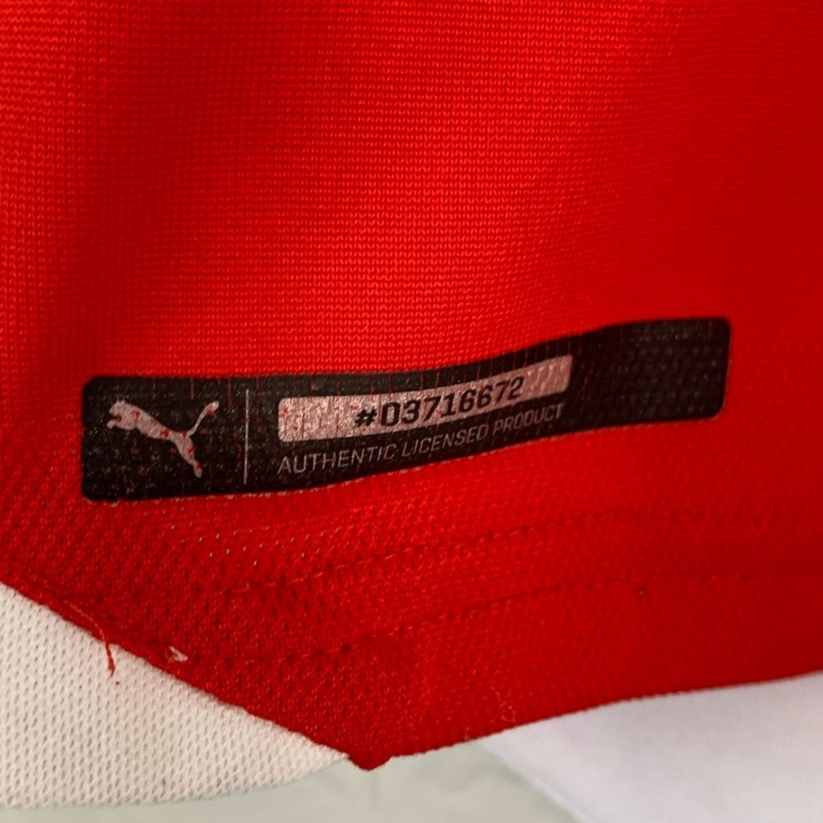 Puma AUTHENTIC ENGLISH PREMIER SOCCER ARSENAL JERSEY YOUTH XL Size US XS / EU 42 / 0 - 3 Thumbnail