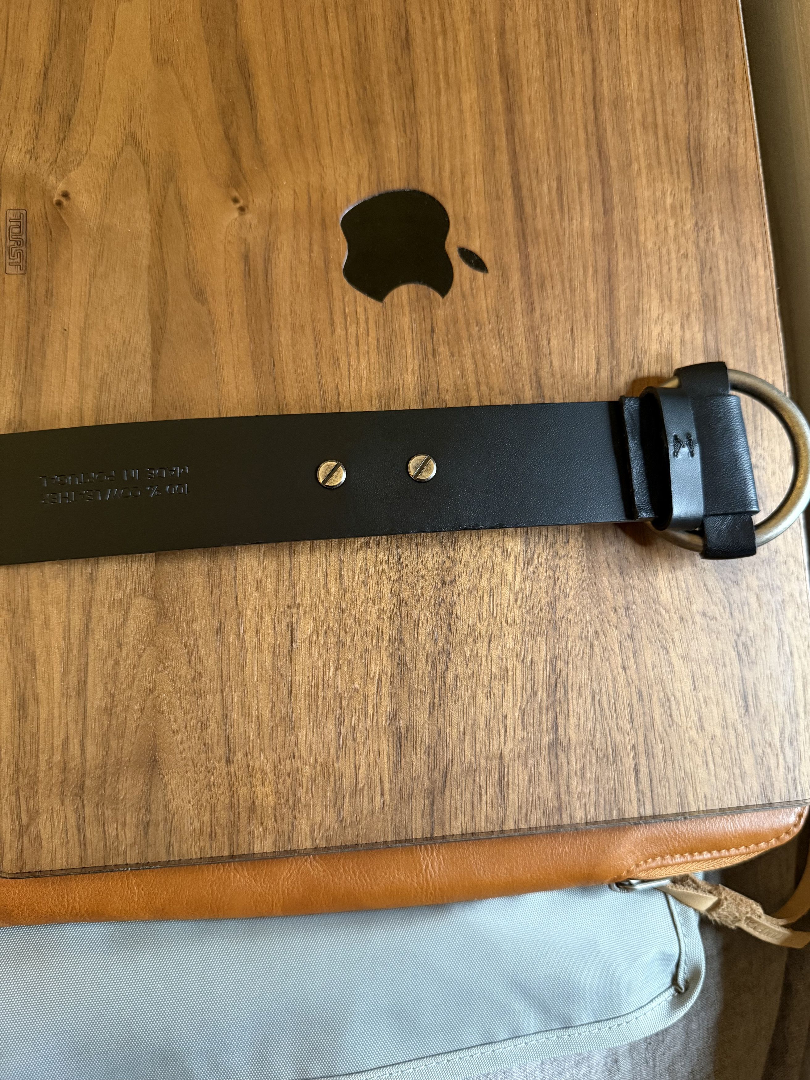 Officine Generale Coveted Rare $300 OFFICINE GENERALE Leather Belt Size ONE SIZE - 22 Thumbnail
