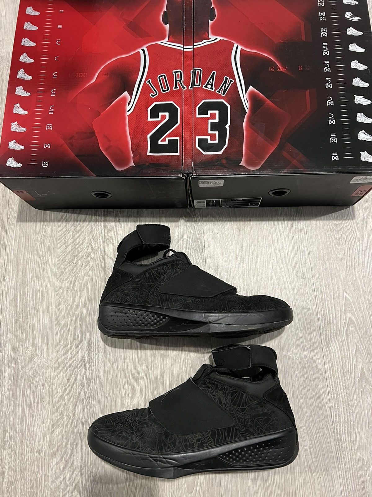 image of Jordan Brand 20 Black Cat (Cdp 2008) Shoes, Men's (Size 11)