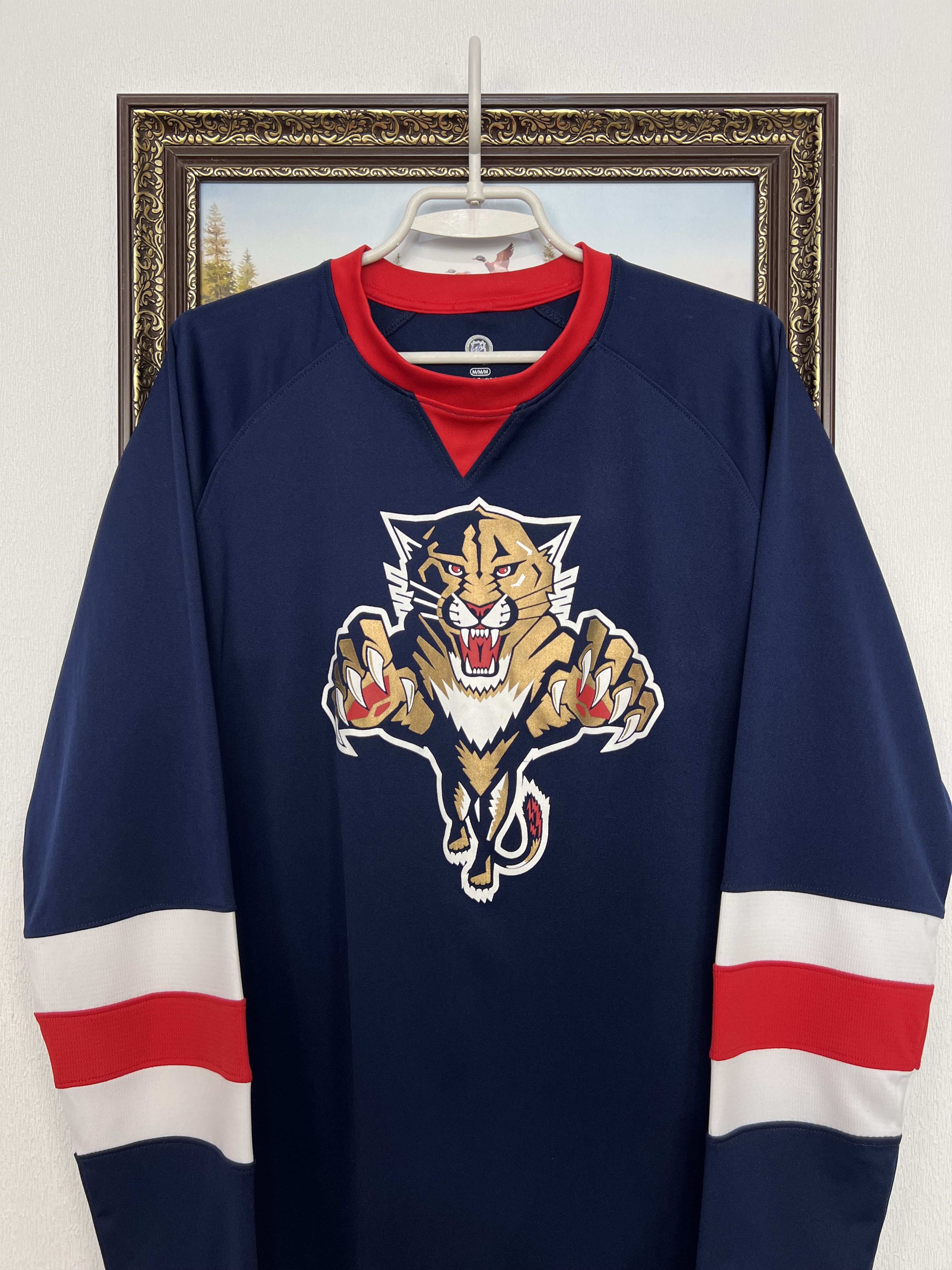 Vintage NHL Florida Panthers Blue Mens Jersey Ice Hockey Shirt Rare Size US M / EU 48-50 / 2 - 2 Thumbnail