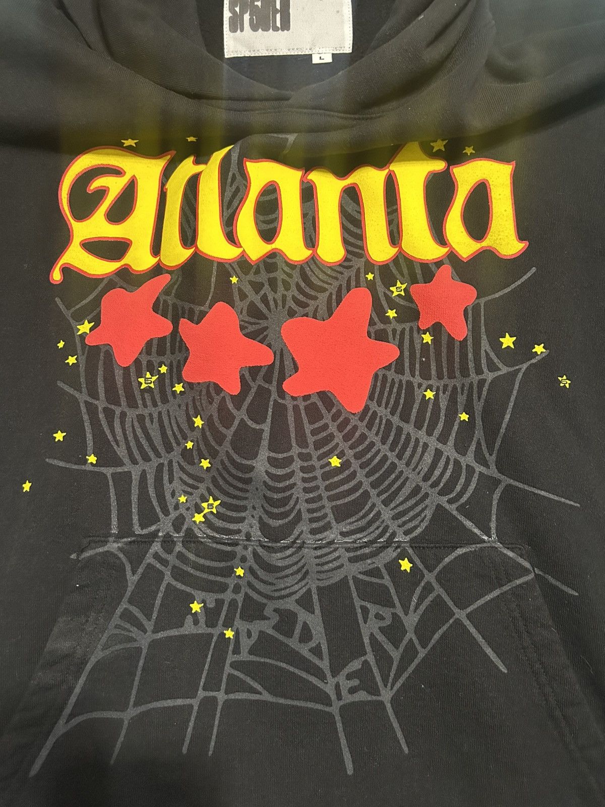 Sp5der Sp5der Atlanta Black Hoodie Size US L / EU 52-54 / 3 - 1 Thumbnail