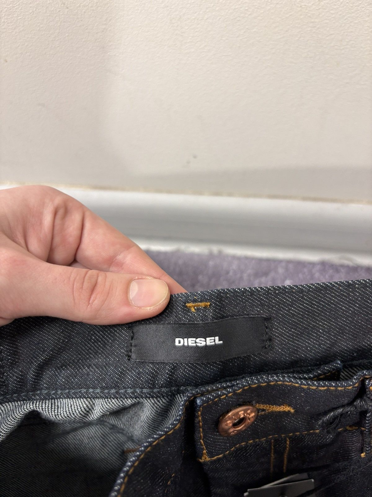 Diesel Diesel De-Mode NWT Women’s Navy/Black Denim Mini Skirt Size 24" / US 00 / IT 34 - 10 Thumbnail