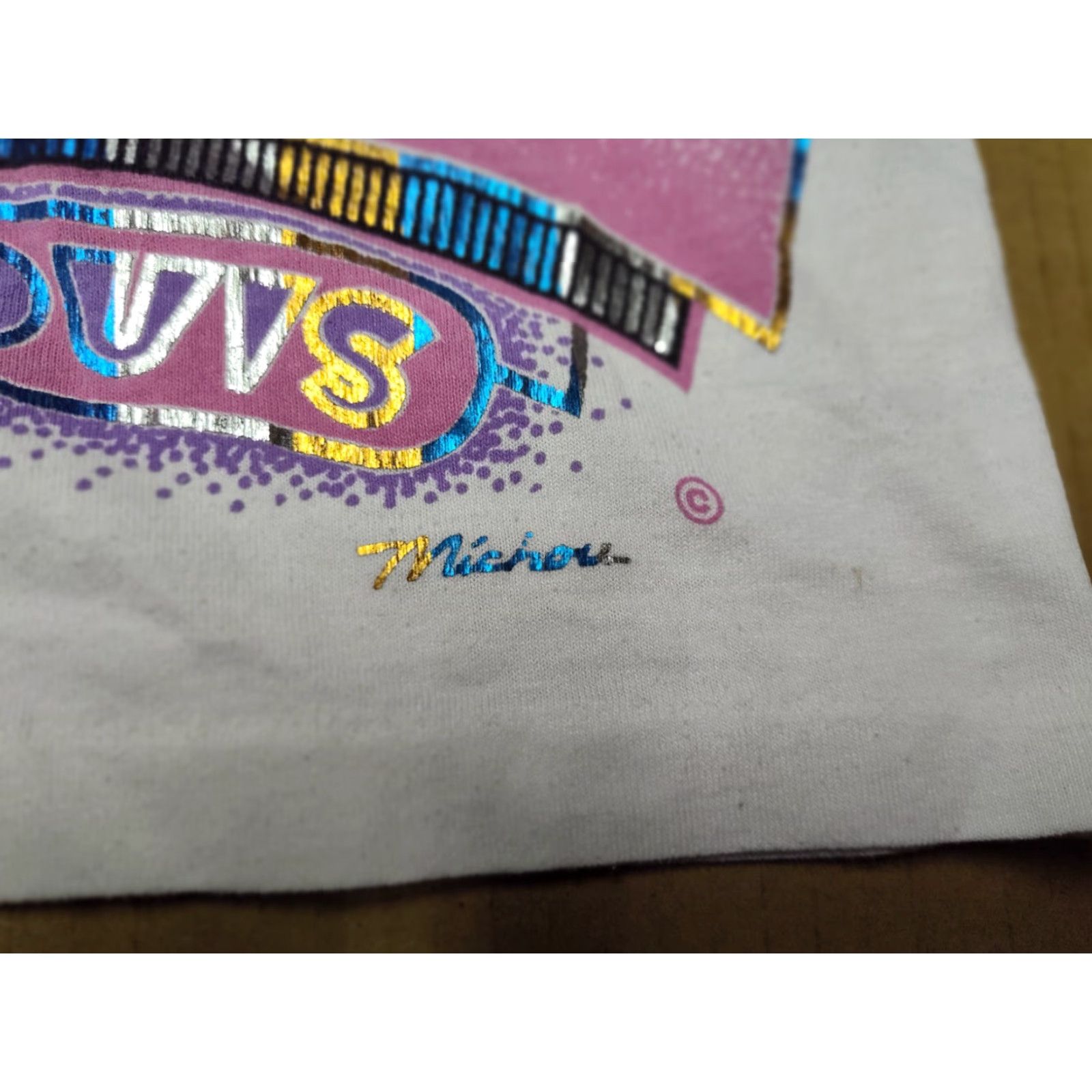 Vintage VINTAGE Michou Graphic T-Shirt St Louis Arch Short Sleeve Crew Neck White Adult Small 90s Mens Size US S / EU 44-46 / 1 - 2 Thumbnail