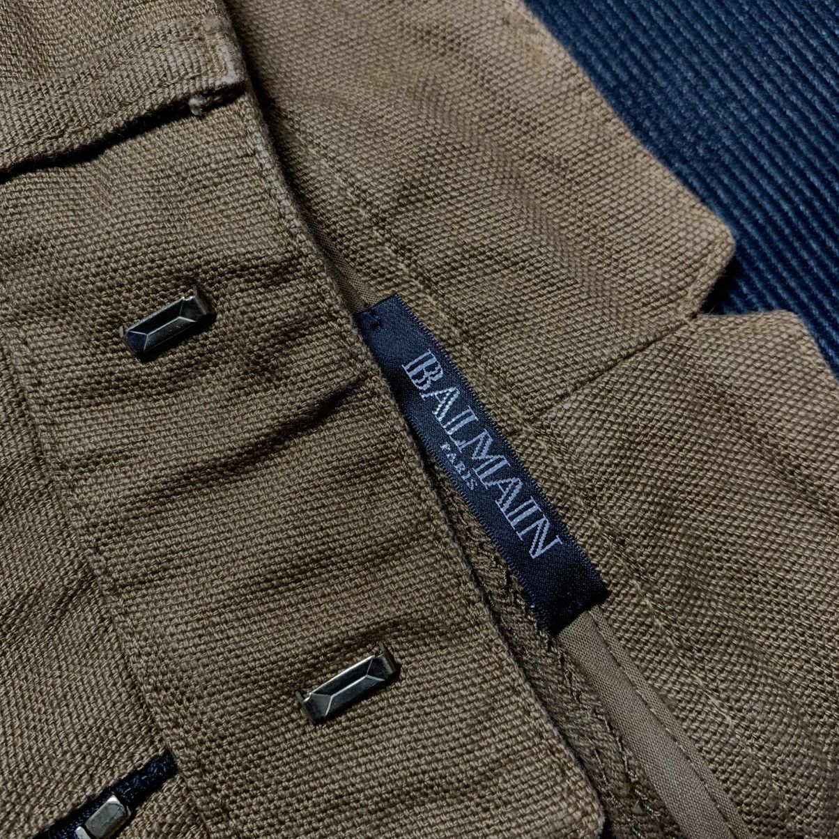 Balmain ‼️LAST DROP‼️ Balmain Bike Pants Brown Denim Size US 30 / EU 46 - 8 Thumbnail