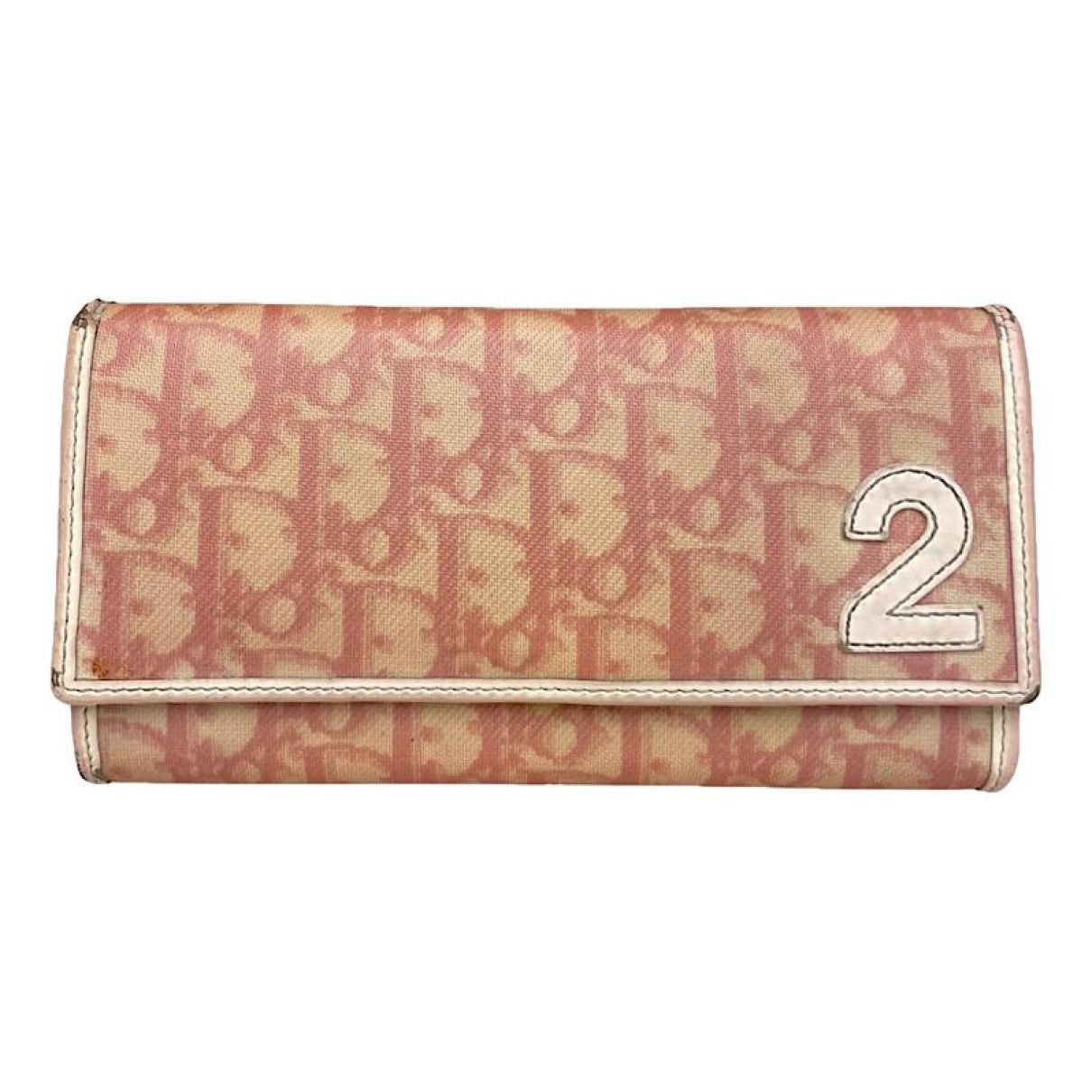 Dior Saddle Pink Leather Wallet Size ONE SIZE - 1 Thumbnail