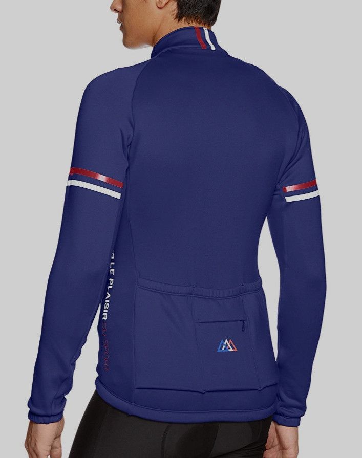 Le Coq Sportif Le coq sportif Trcolor Thermo Jersey Navy Size M Size US M / EU 48-50 / 2 - 2 Thumbnail