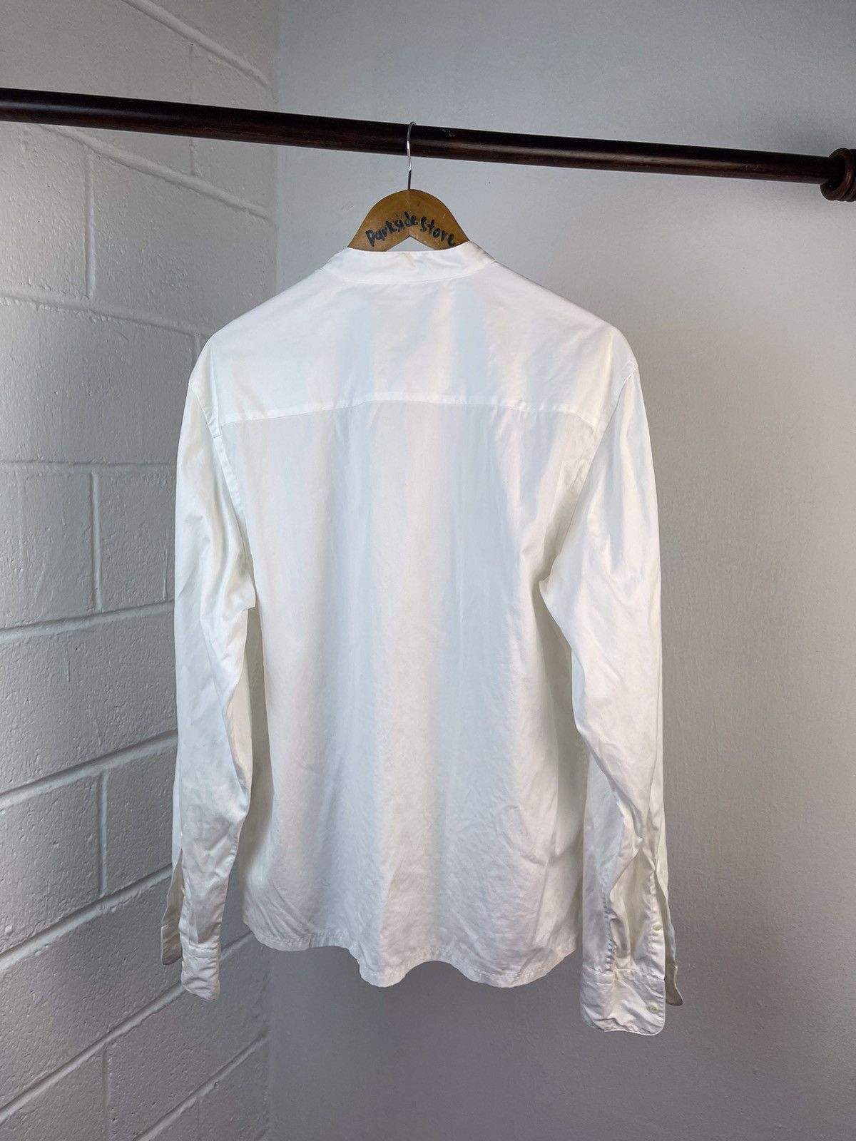 Prada Early 2000 Prada White Plaid Shirt Size US L / EU 52-54 / 3 - 8 Thumbnail