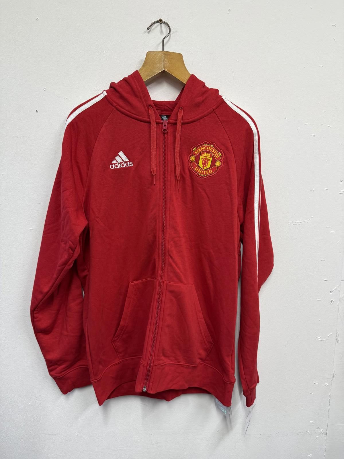 Adidas Adidas Manchester United Red Hoodie Jacket M Size US M / EU 48-50 / 2 - 1 Thumbnail