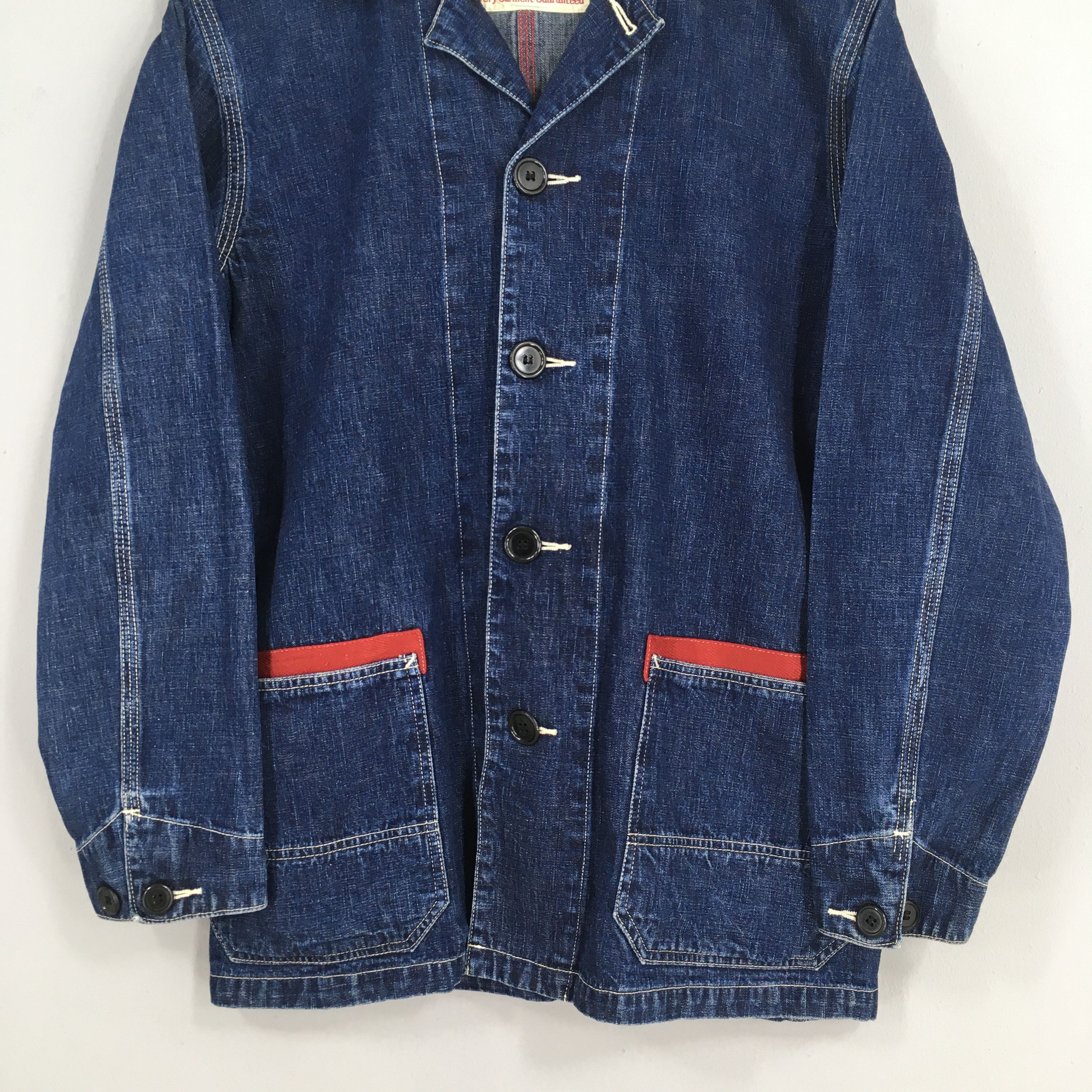 Sugar Cane Vintage Sugar Cane Workers Denim Japan Jacket Medium Size US M / EU 48-50 / 2 - 4 Thumbnail