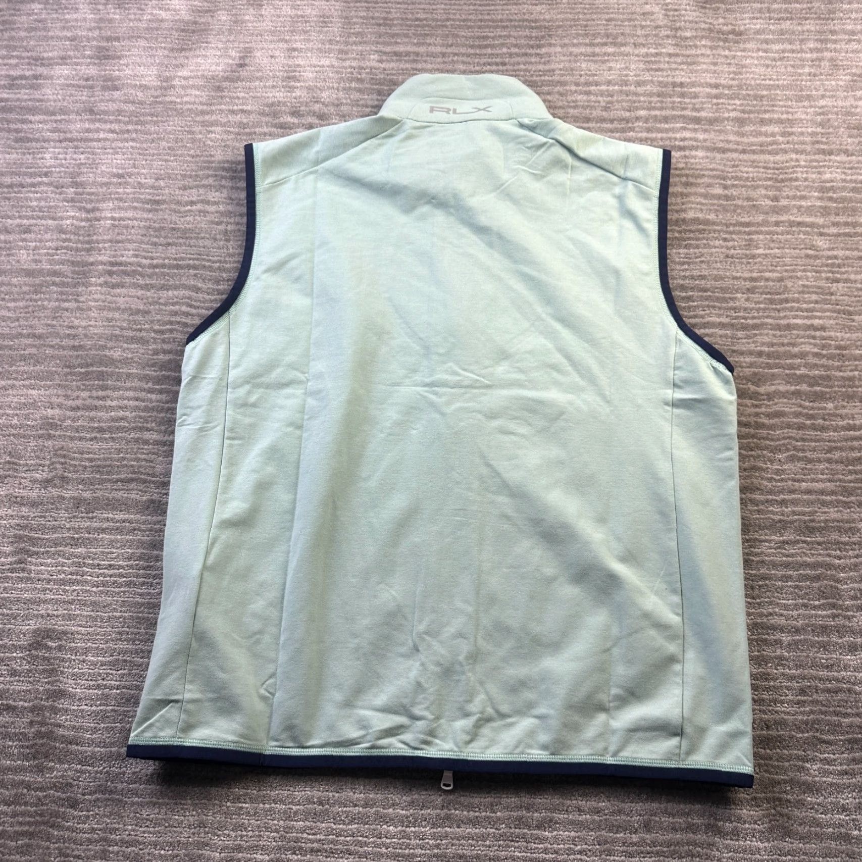 Ralph Lauren Ralph Lauren RLX Vest Mens Medium Blue Golf Full Zip Wicking Stretch Size US M / EU 48-50 / 2 - 2 Thumbnail