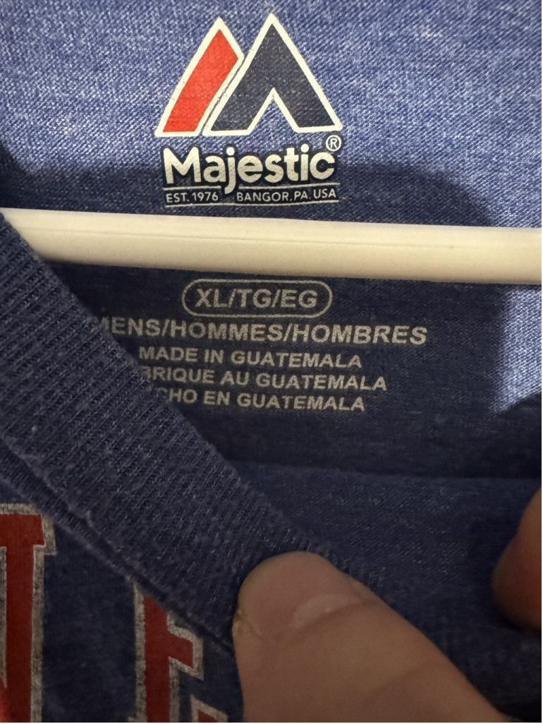 Majestic New England Patriots Majestic T-Shirt Men's Size XL Blue Size US XL / EU 56 / 4 - 4 Thumbnail