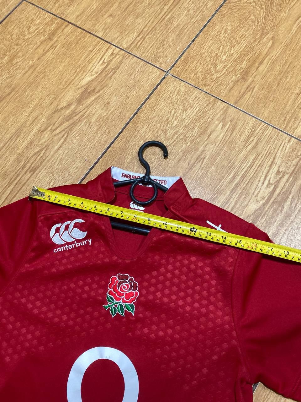 Canterbury of New Zealand ENGLAND RUGBY SHIRT CANTERBURY RED JERSEY Size US S / EU 44-46 / 1 - 17 Thumbnail
