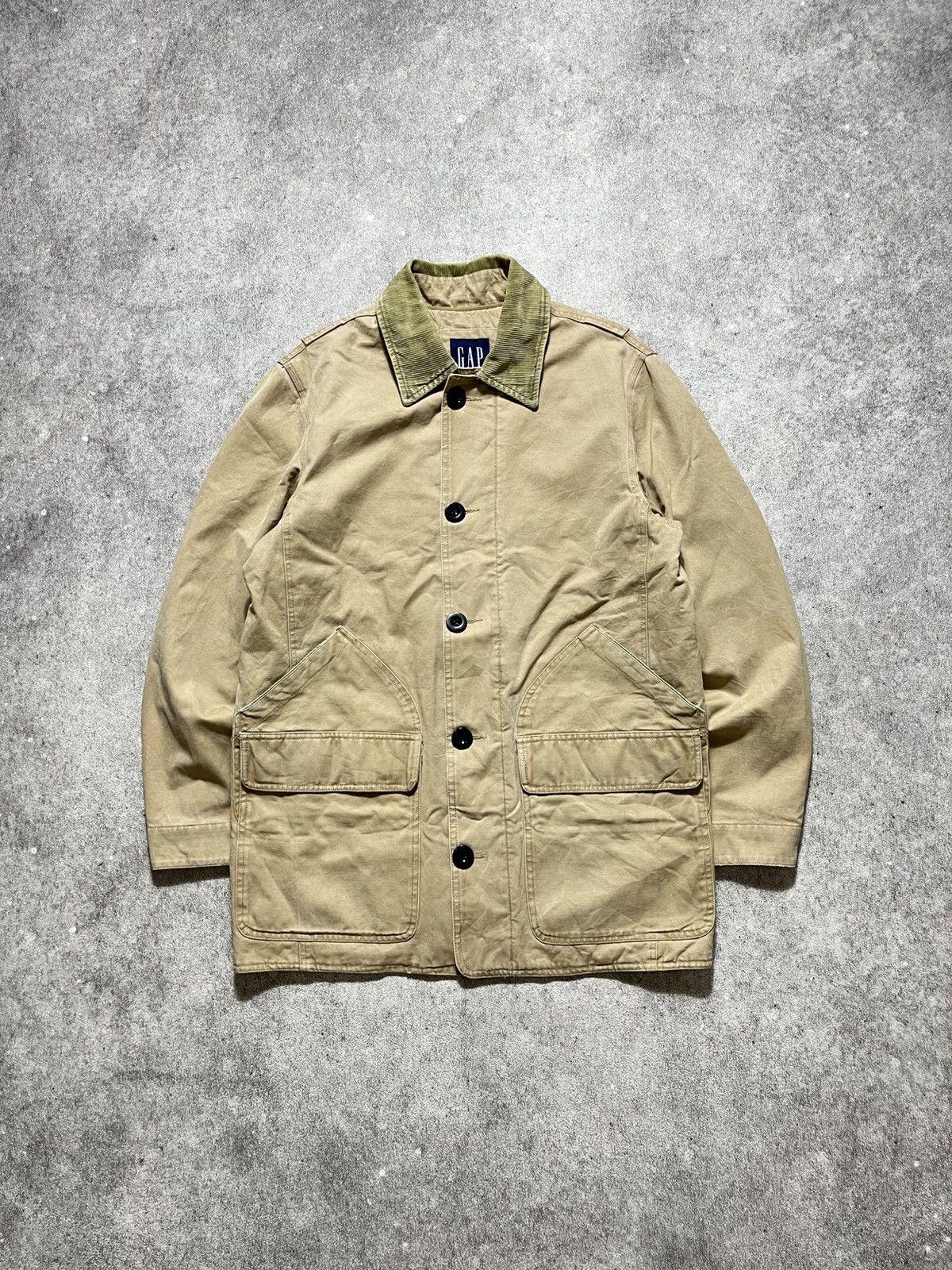 Gap Vintage GAP Duck Canvas Chore Jacket Size US S / EU 44-46 / 1 - 1 Thumbnail