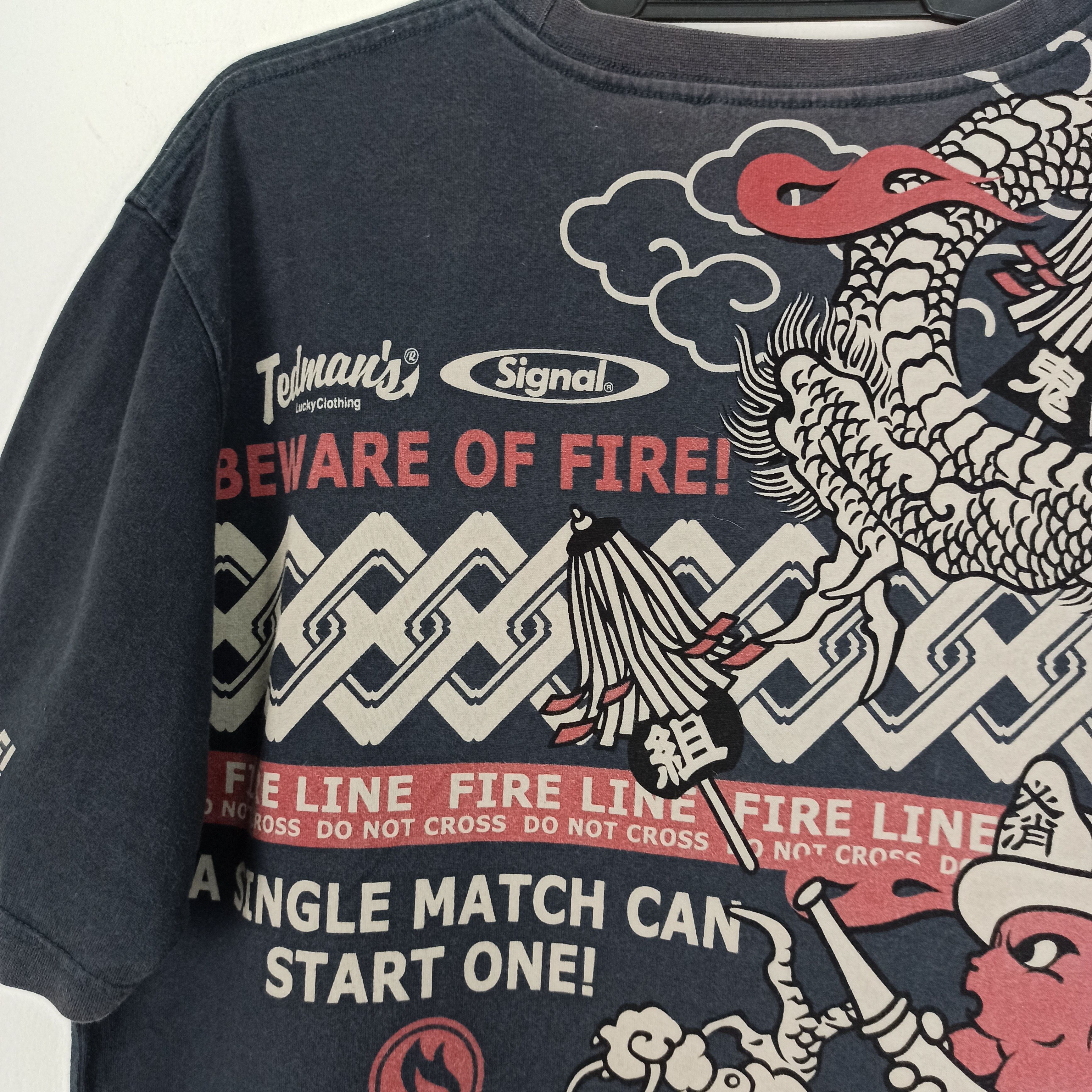Tedman Rare Ted Company Dragon Faded colour Tshirt Size US L / EU 52-54 / 3 - 3 Thumbnail