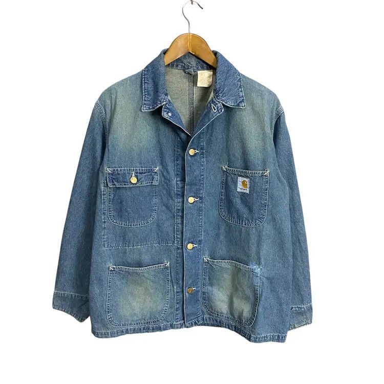 Carhartt Vintage Carhartt Chore Jacket made in USA Size US M / EU 48-50 / 2 - 1 Thumbnail