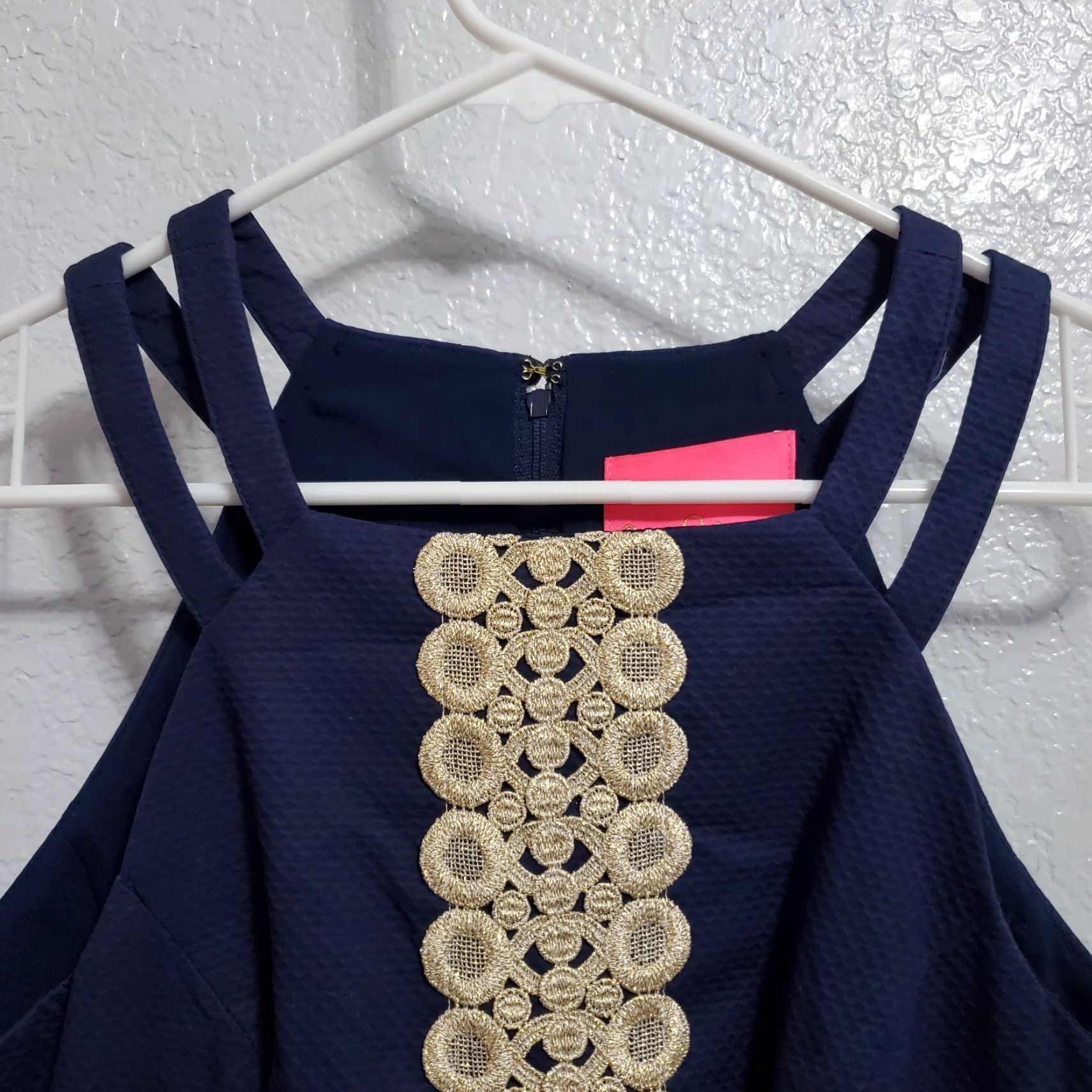 VINTAGE Lilly Pulitzer Pearl Stretch Shift Dress Women 8 True Navy Gold  Wedding Resort Shift Womens 8 Navy Gold Wedding Resort - crrs.pl