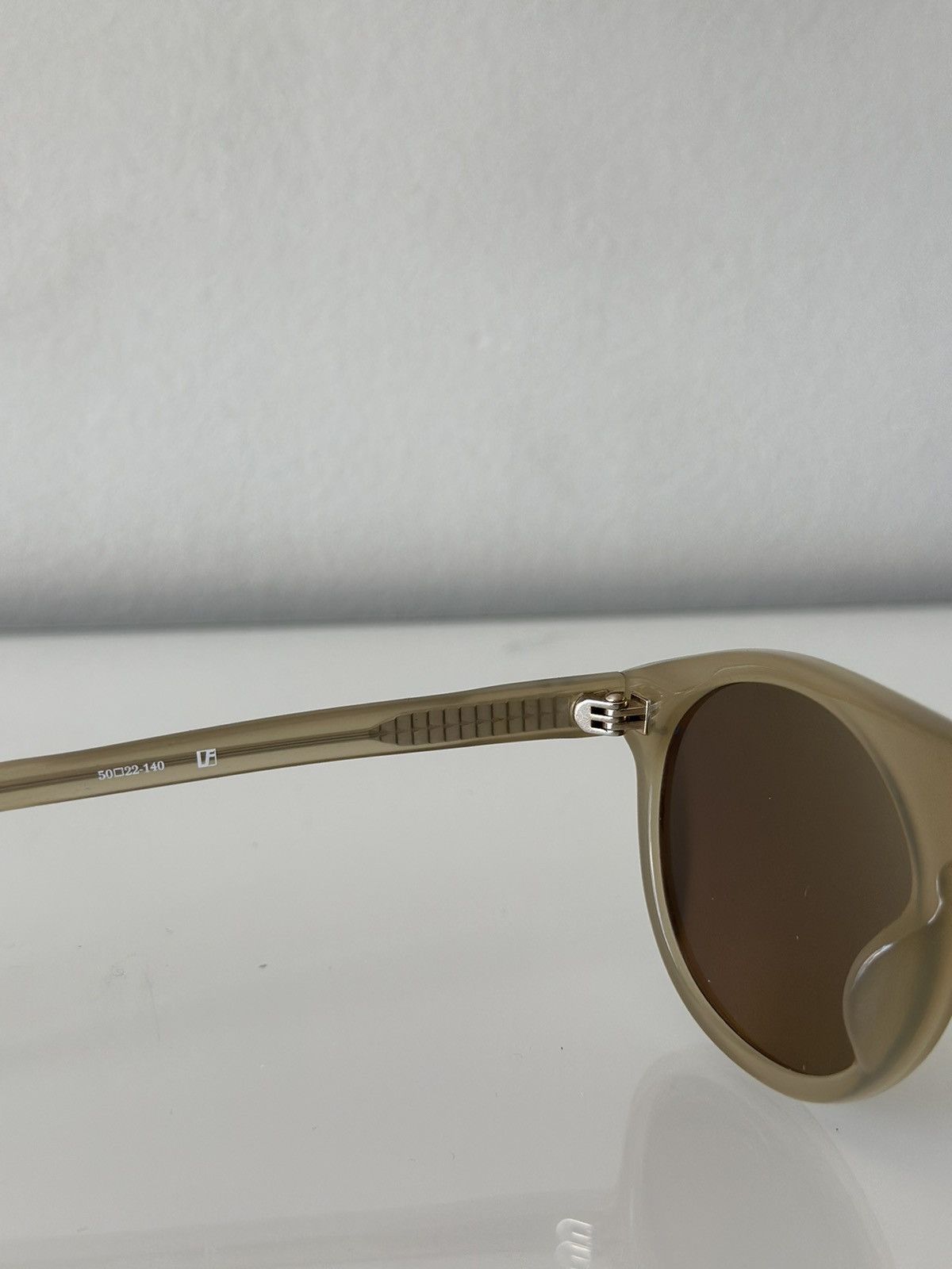Dries Van Noten × Linda Farrow Green Linda Farrow Edition Flat-Top Sunglasses Size ONE SIZE - 5 Thumbnail