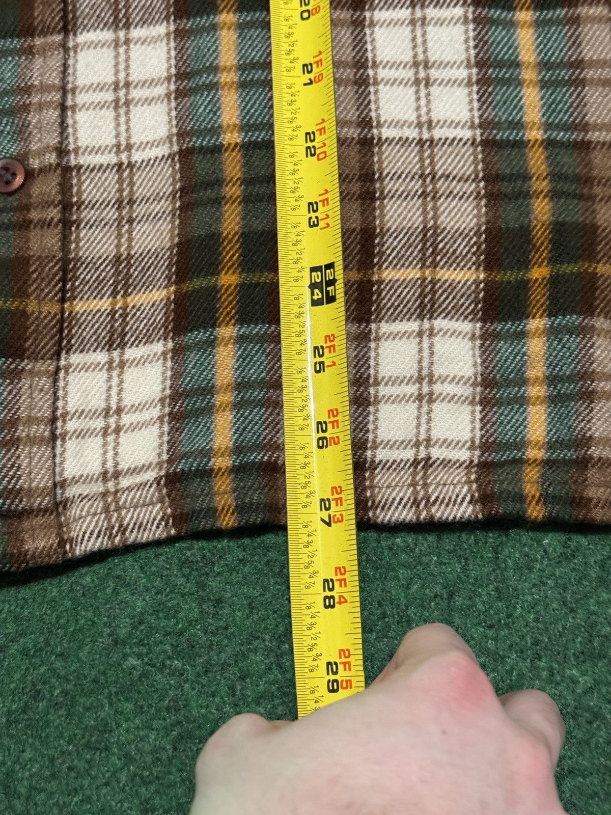 Vintage Vintage Plaid 80s Flannel Virgin Acrylic Super Soft M Shirt Size US M / EU 48-50 / 2 - 6 Thumbnail