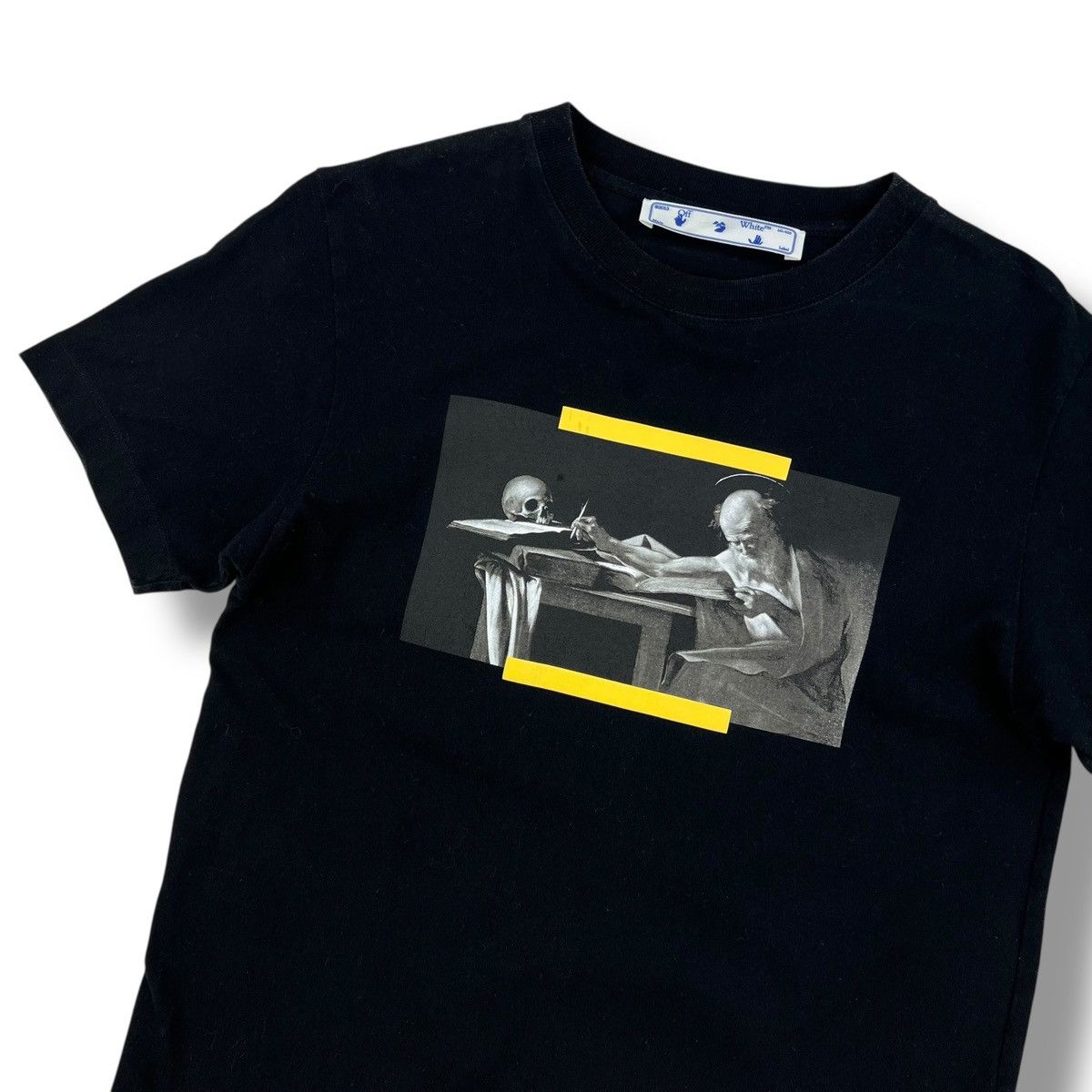 Off-White Off-White Yellow Caravaggio T Shirt Size US S / EU 44-46 / 1 - 1 Thumbnail