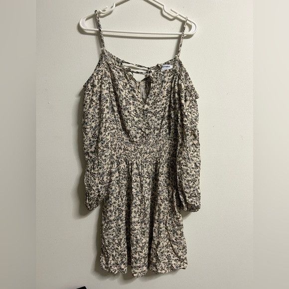 Old Navy Old Navy Long Sleeve Floral Dress Size L / US 10 / IT 46 - 1 Thumbnail